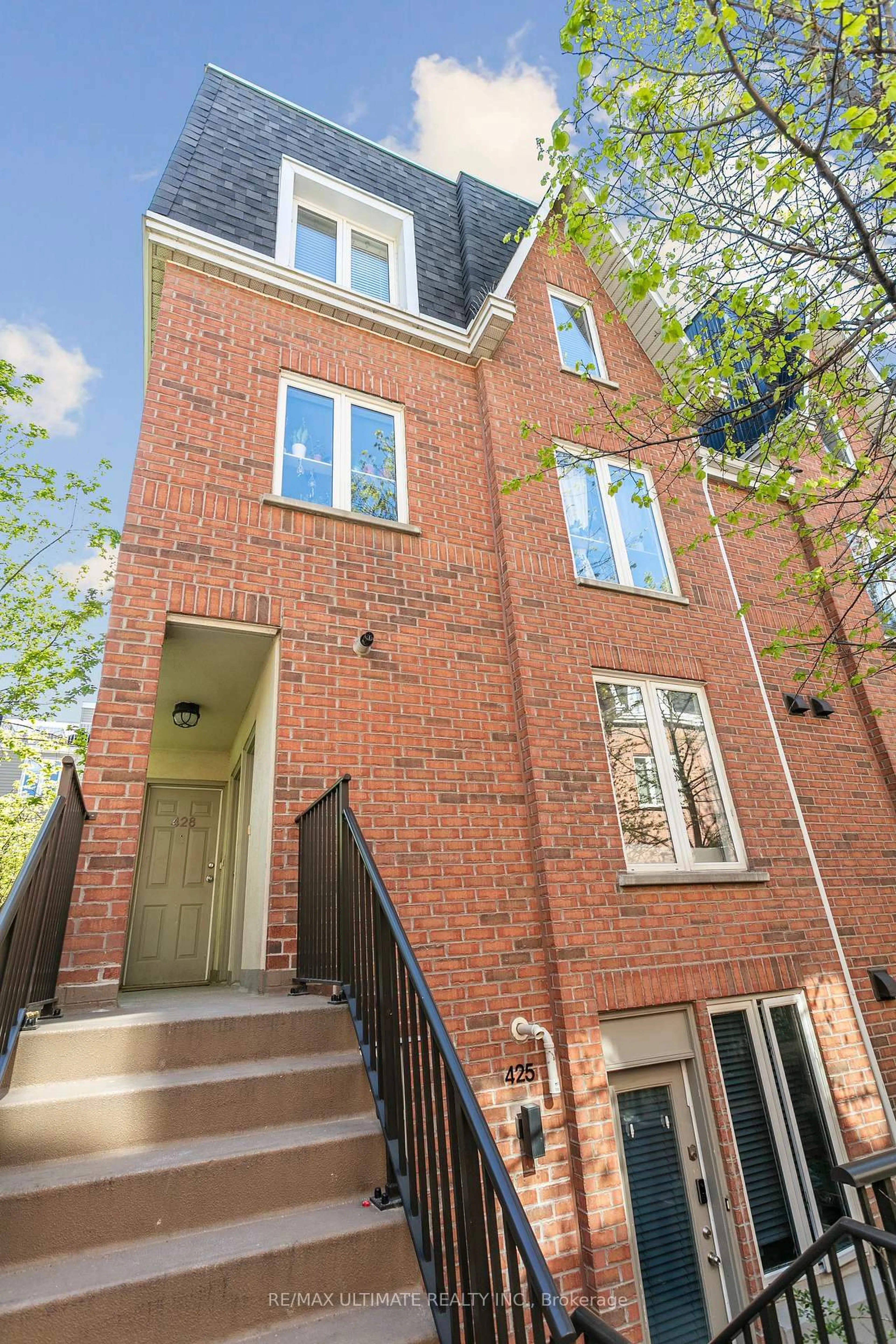 Home with brick exterior material, street for 12 Douro St #TH426, Toronto Ontario M6K 3M4