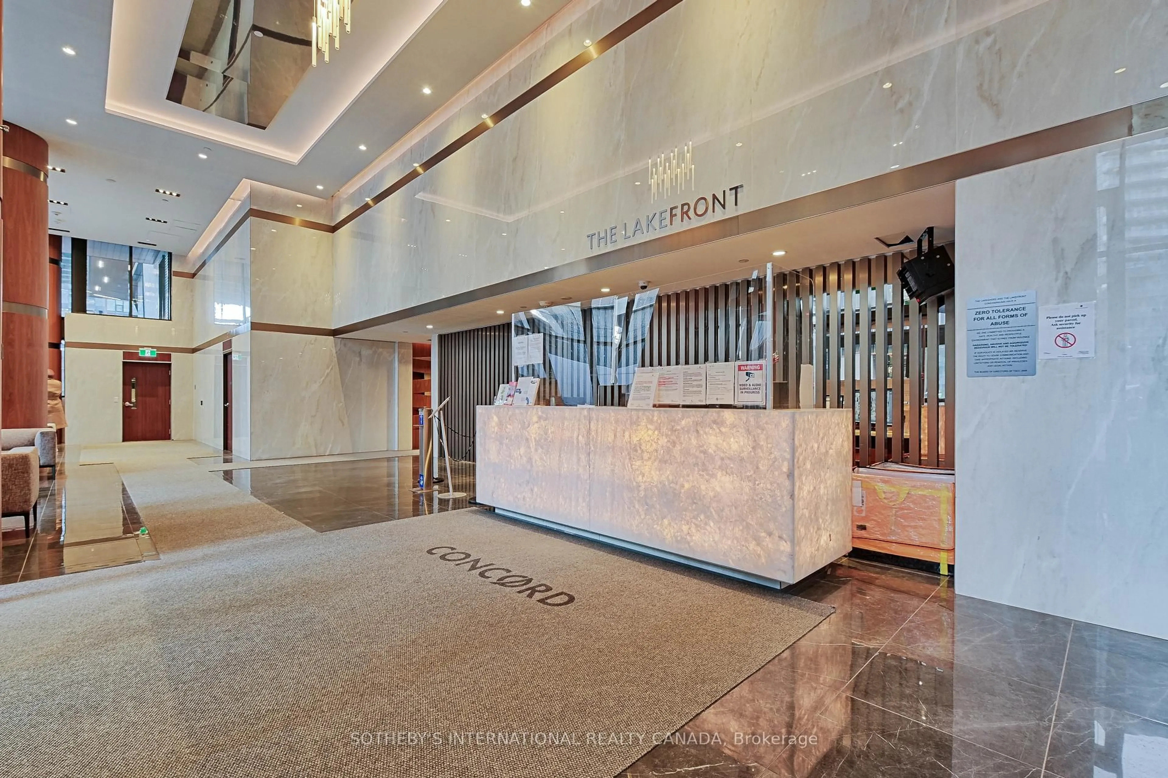 Lobby for 17 Bathurst St #3602, Toronto Ontario M5V 1A5