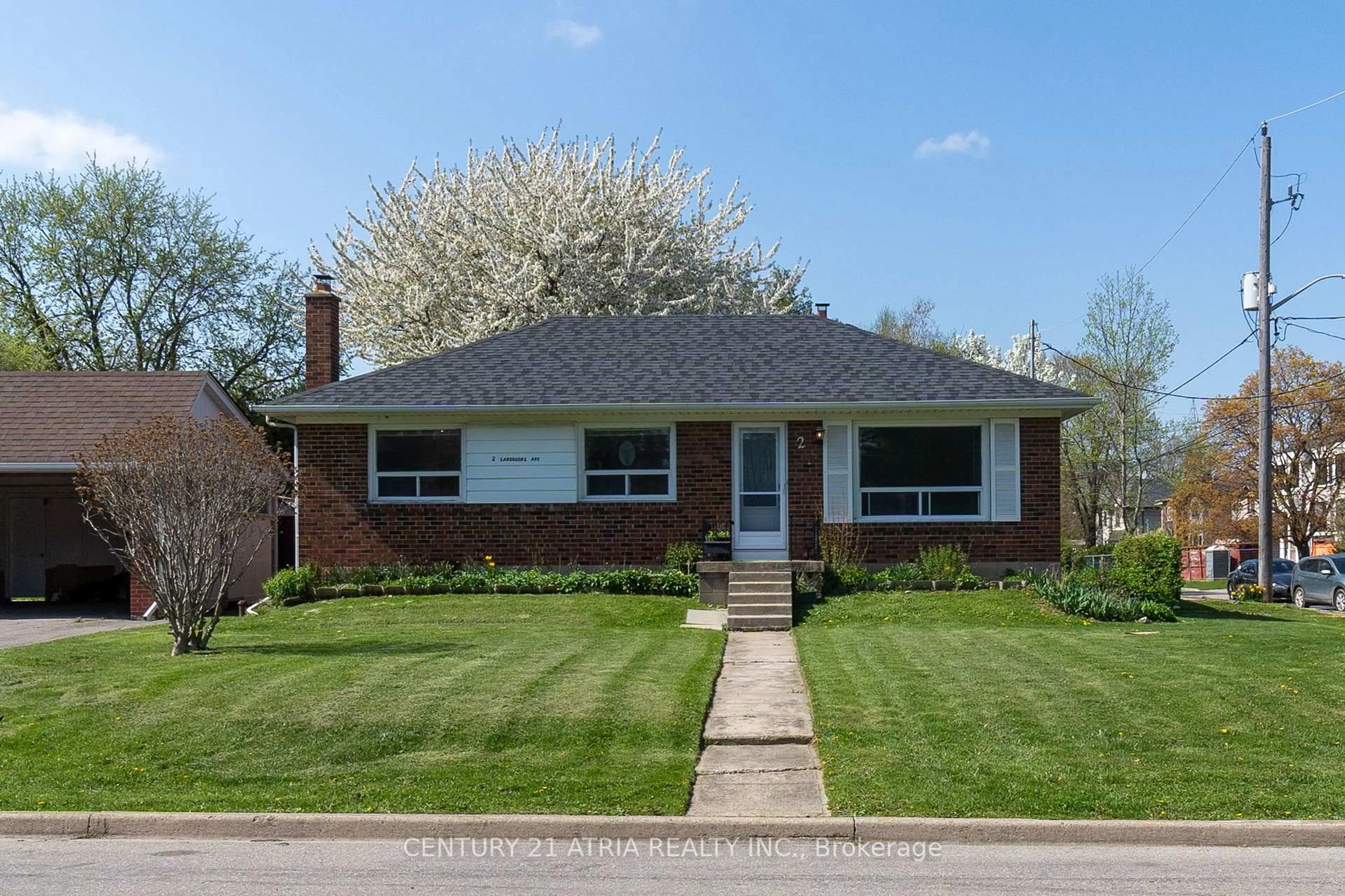 Home with brick exterior material, street for 2 Lanbrooke Ave, Toronto Ontario M2R 2C6