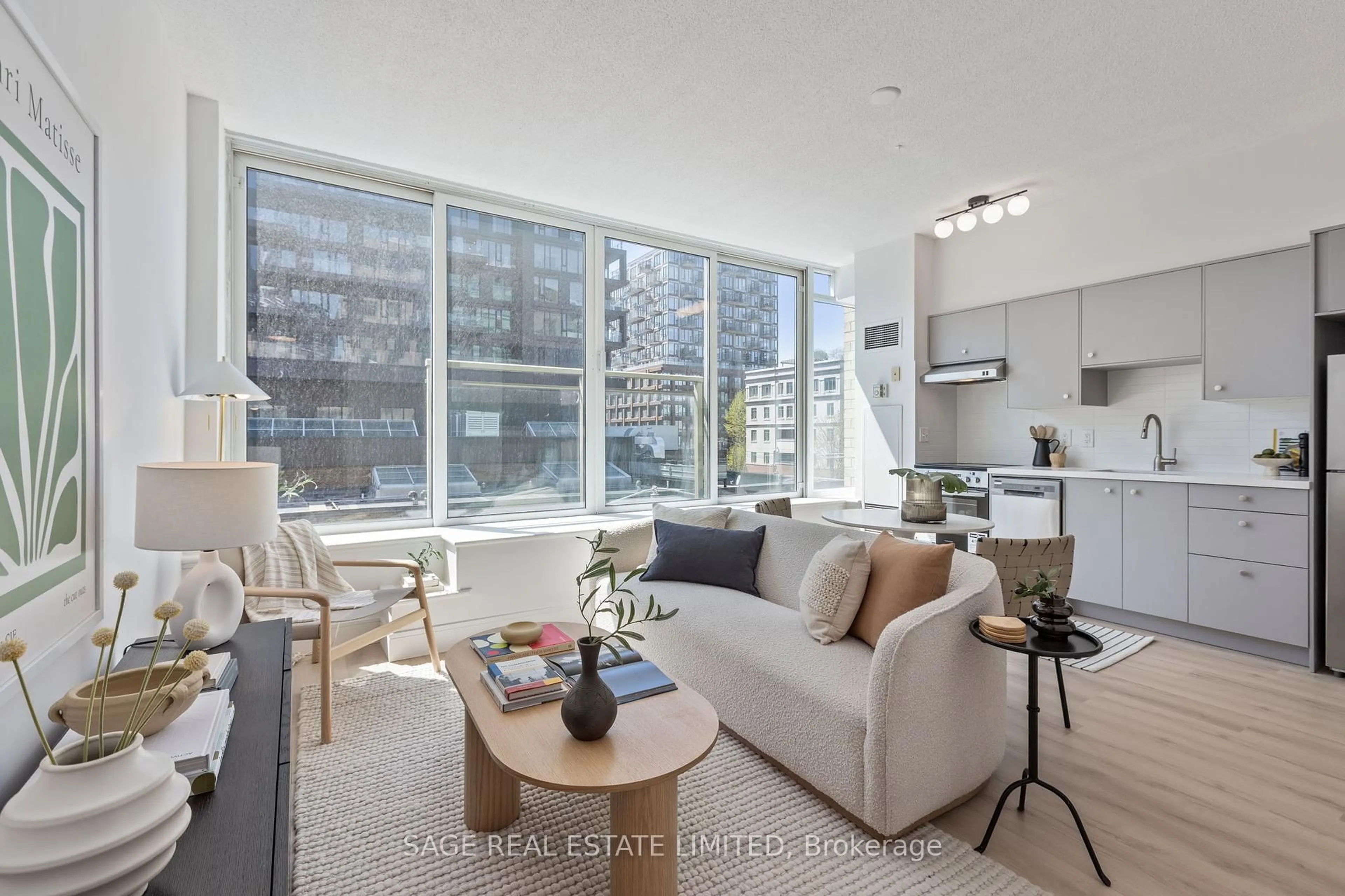 Living room with furniture, unknown for 50 Camden St #501, Toronto Ontario M5V 3N1