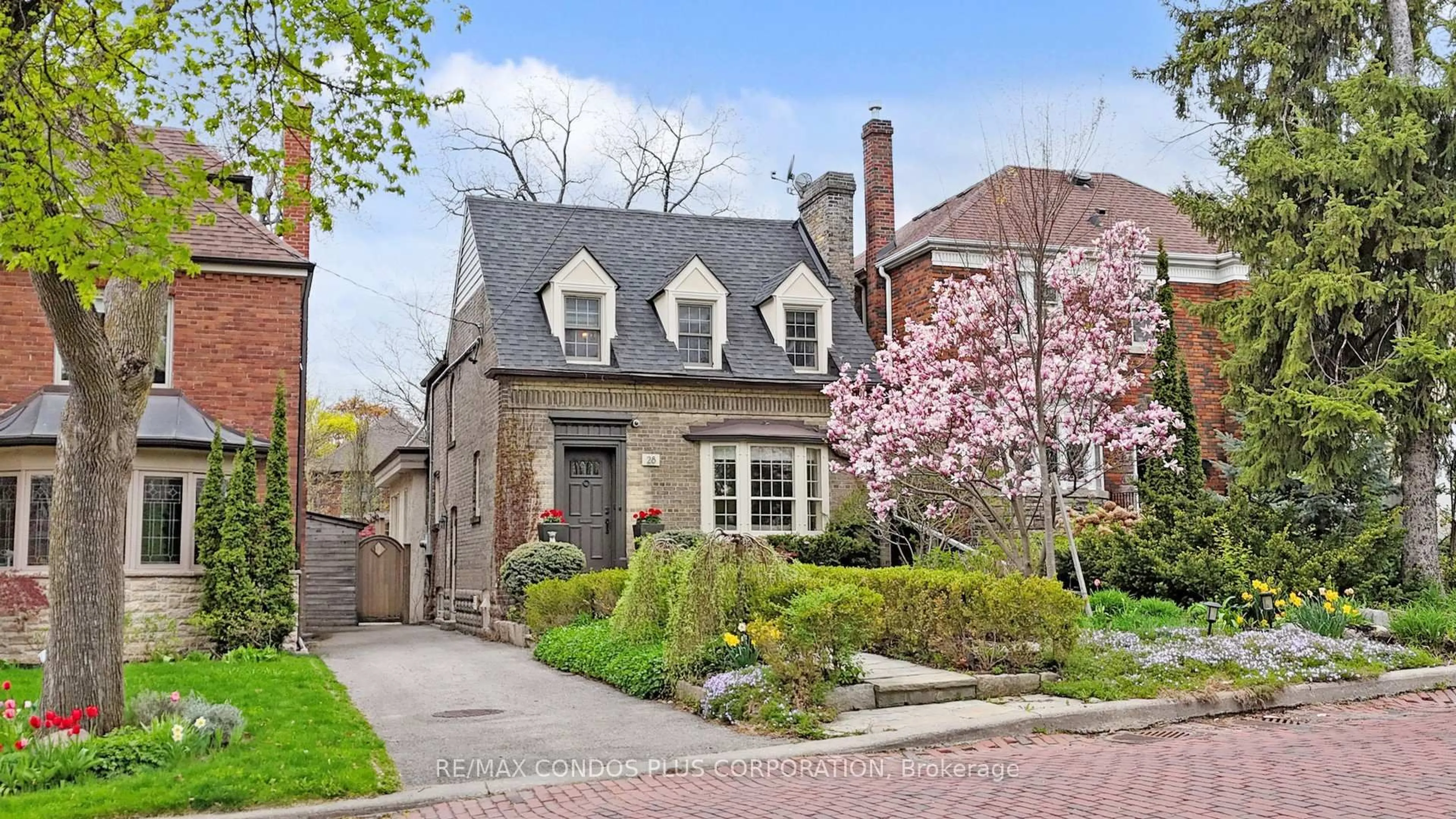 Home with brick exterior material, street for 28 Elmsthorpe Ave, Toronto Ontario M5P 2L6