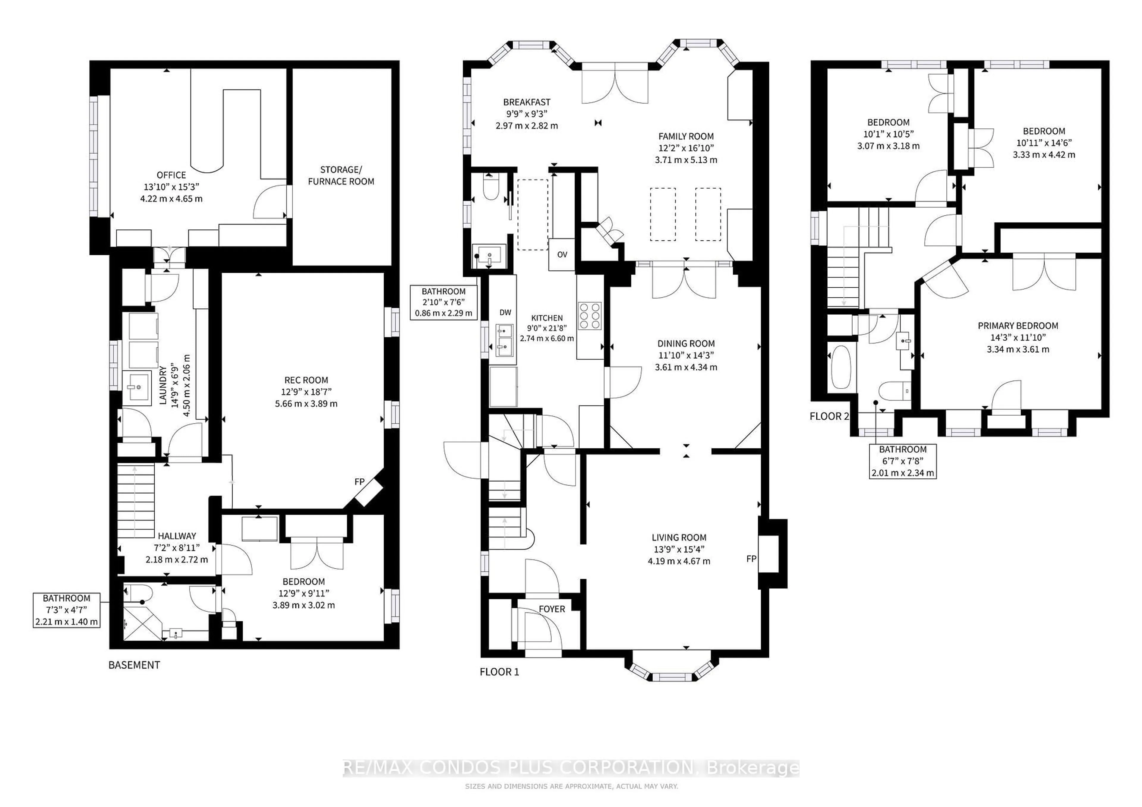 Floor plan for 28 Elmsthorpe Ave, Toronto Ontario M5P 2L6