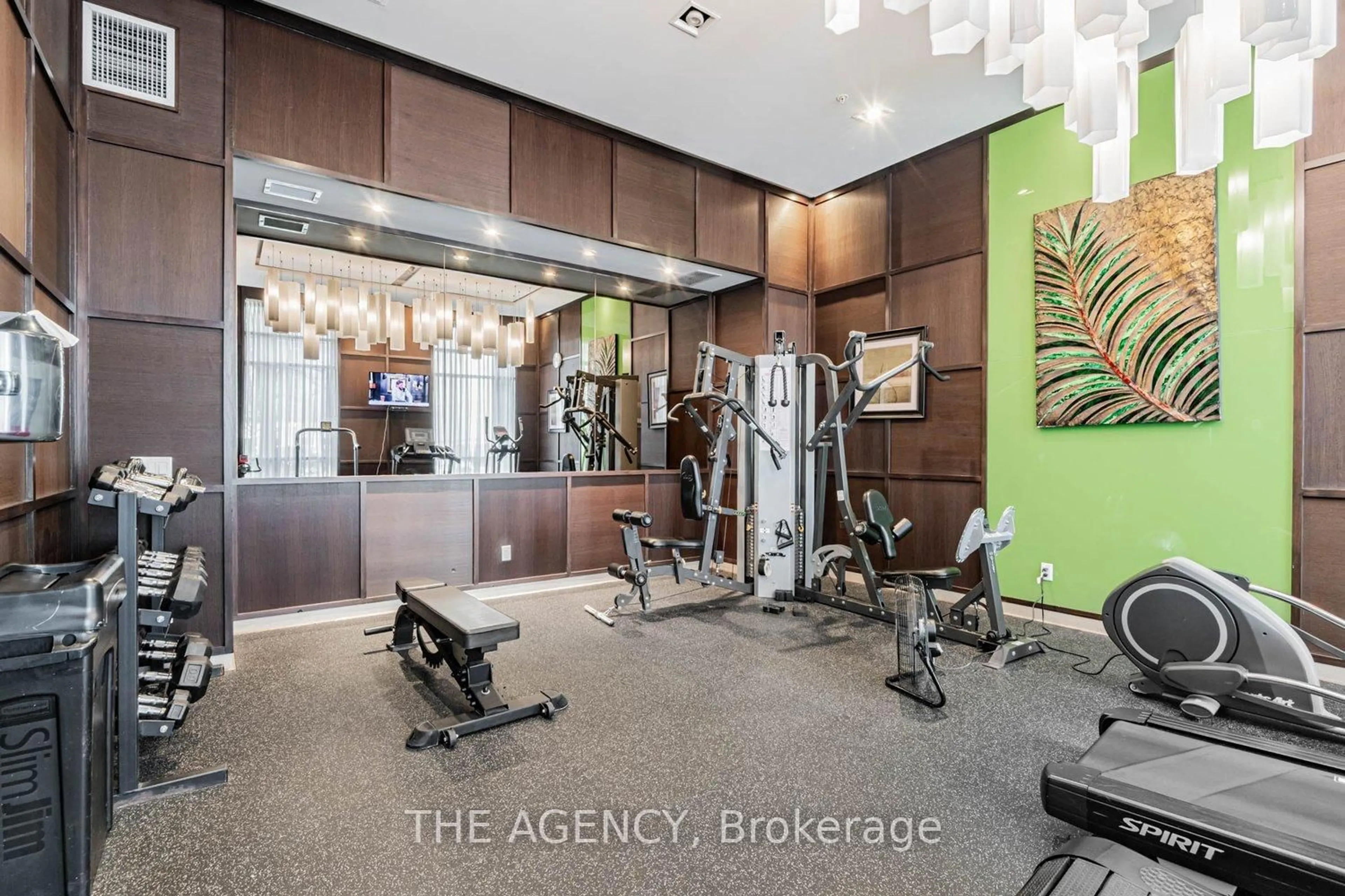 Gym or fitness room for 5740 Yonge St #1505, Toronto Ontario M2M 0B1