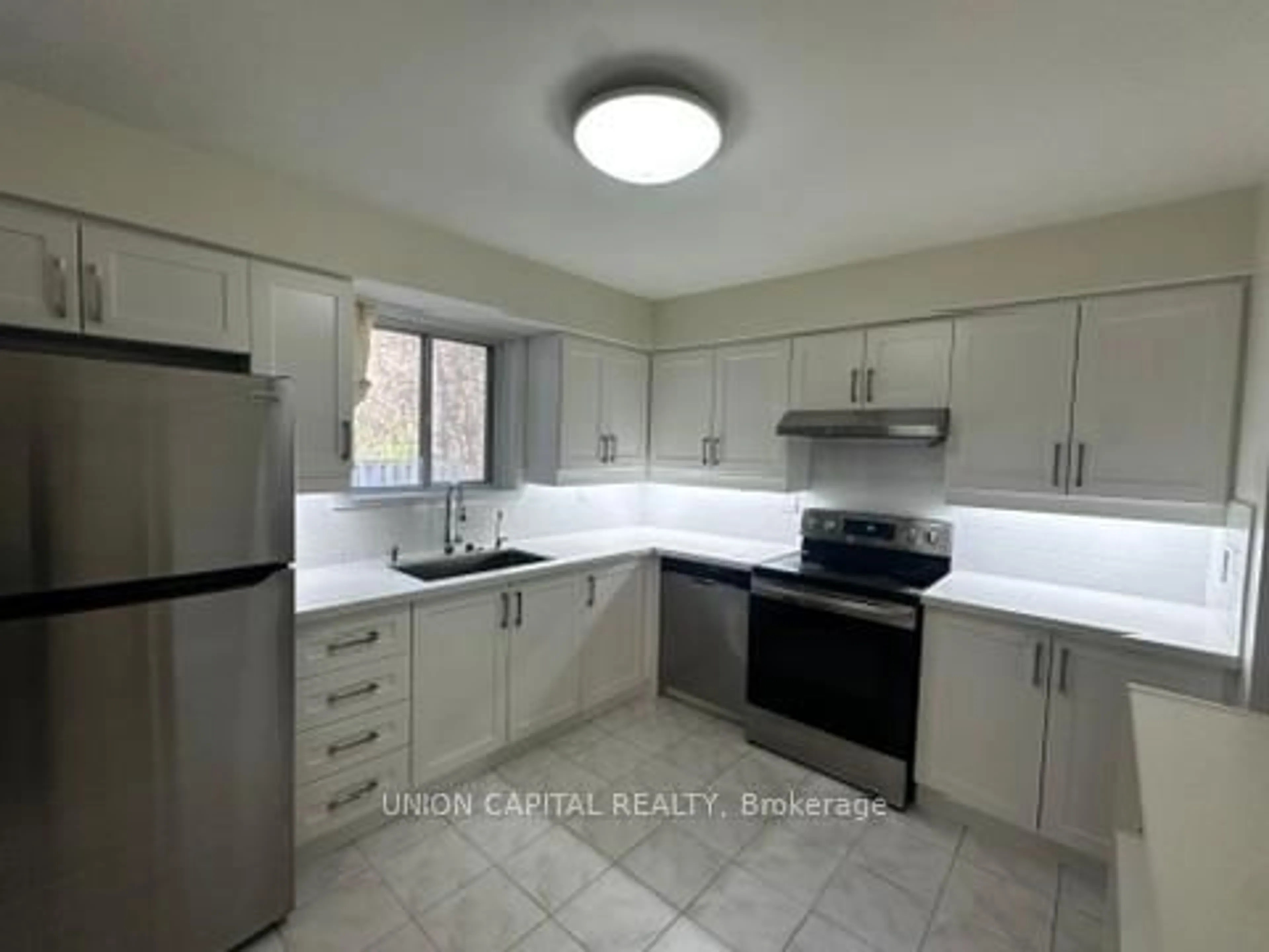 Standard kitchen, ceramic/tile floor for 10 Esterbrooke Ave #33, Toronto Ontario M2J 2C2