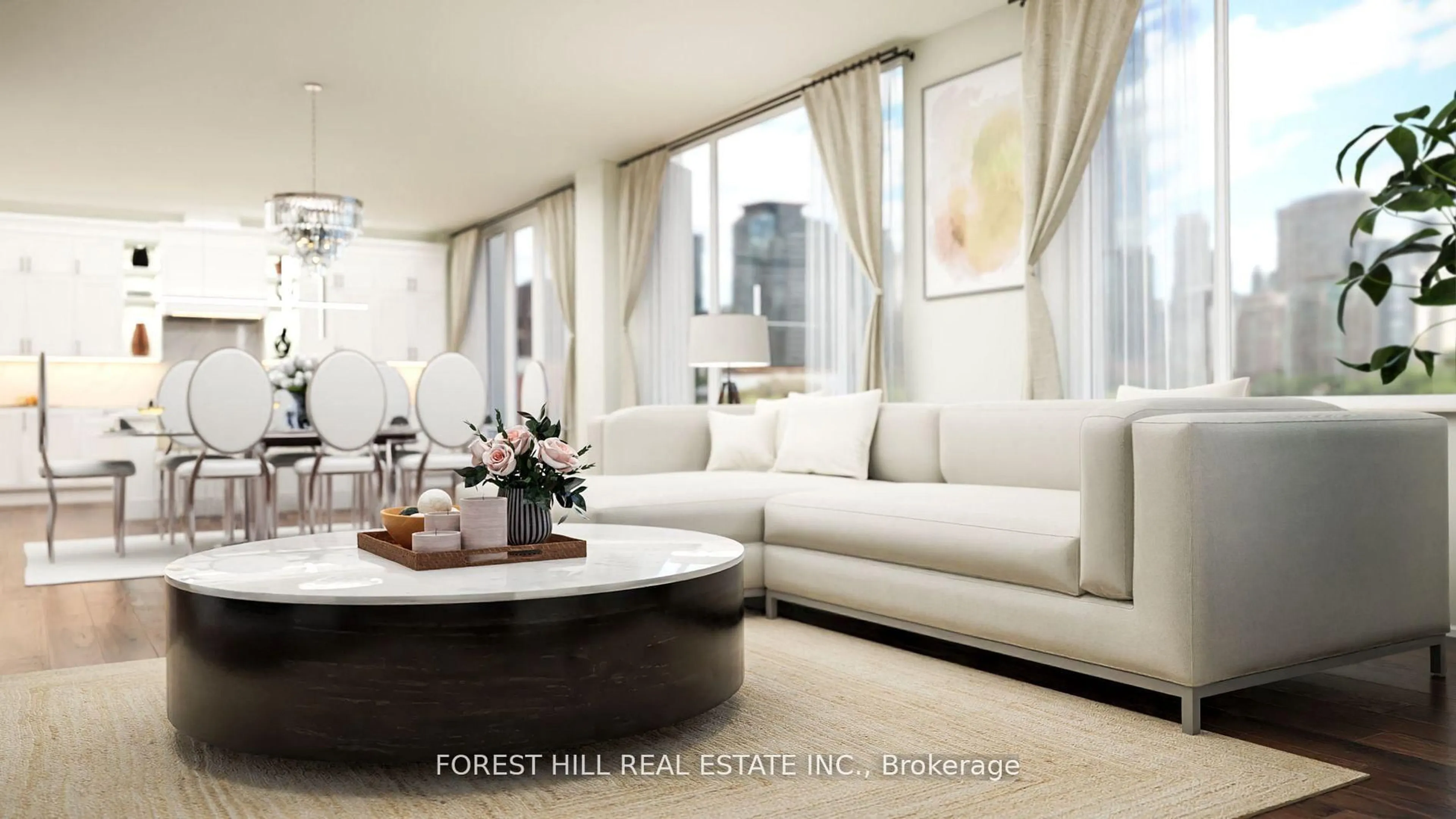 Living room with furniture, unknown for 128 Hazelton Ave #801, Toronto Ontario M5R 2E5