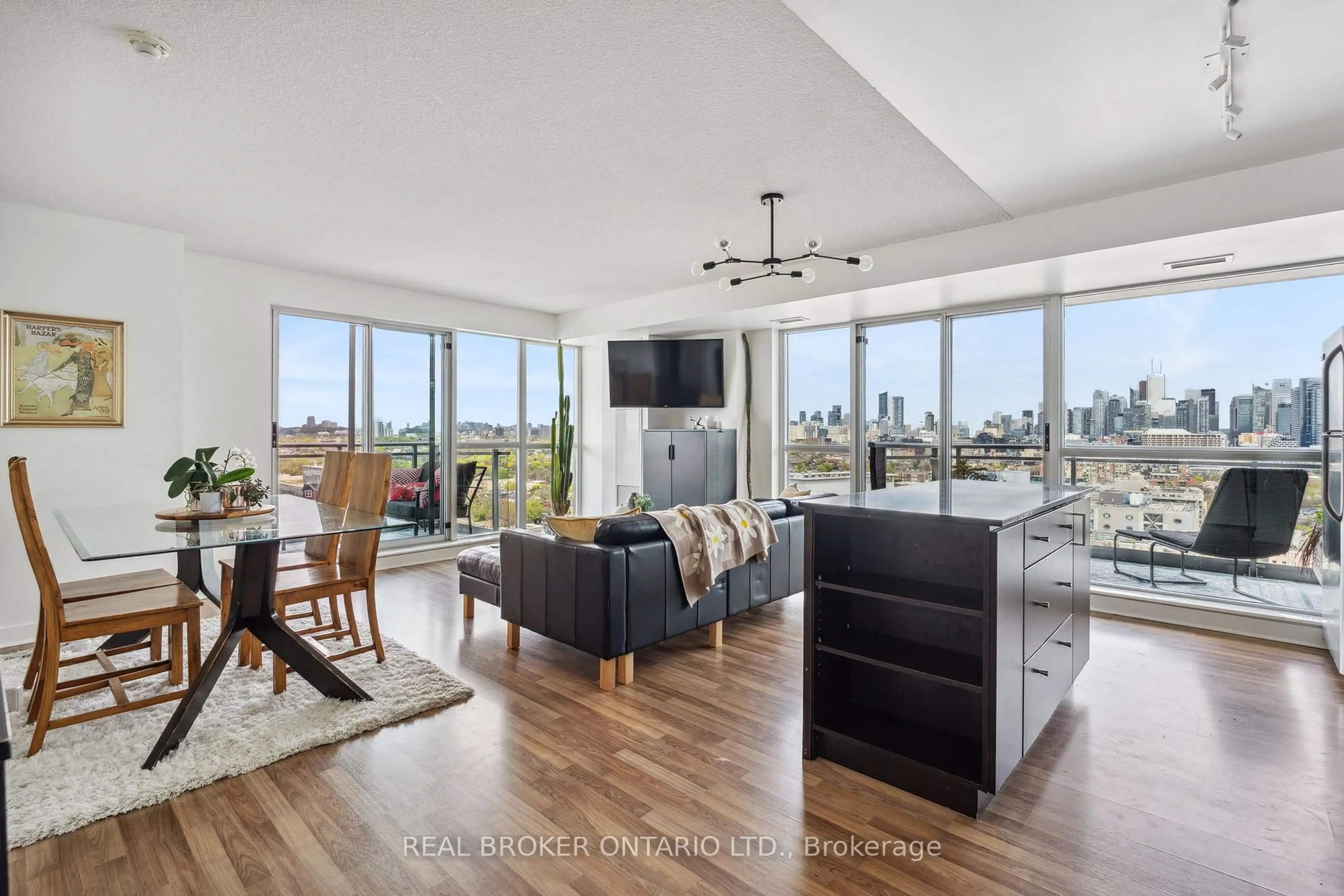 Living room with furniture, unknown for 100 Western Battery Rd #2209, Toronto Ontario M6K 3S2