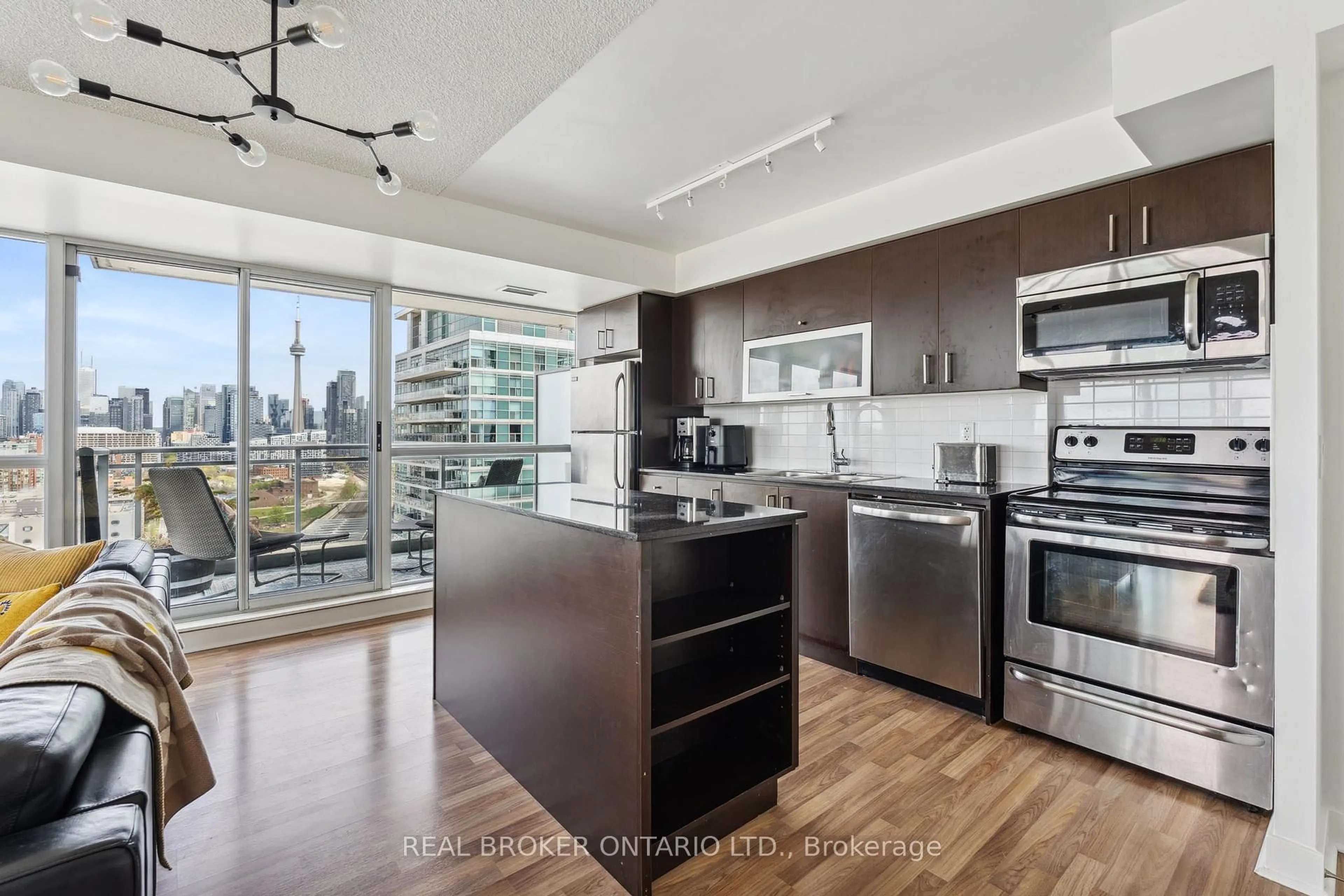 Open concept kitchen, unknown for 100 Western Battery Rd #2209, Toronto Ontario M6K 3S2
