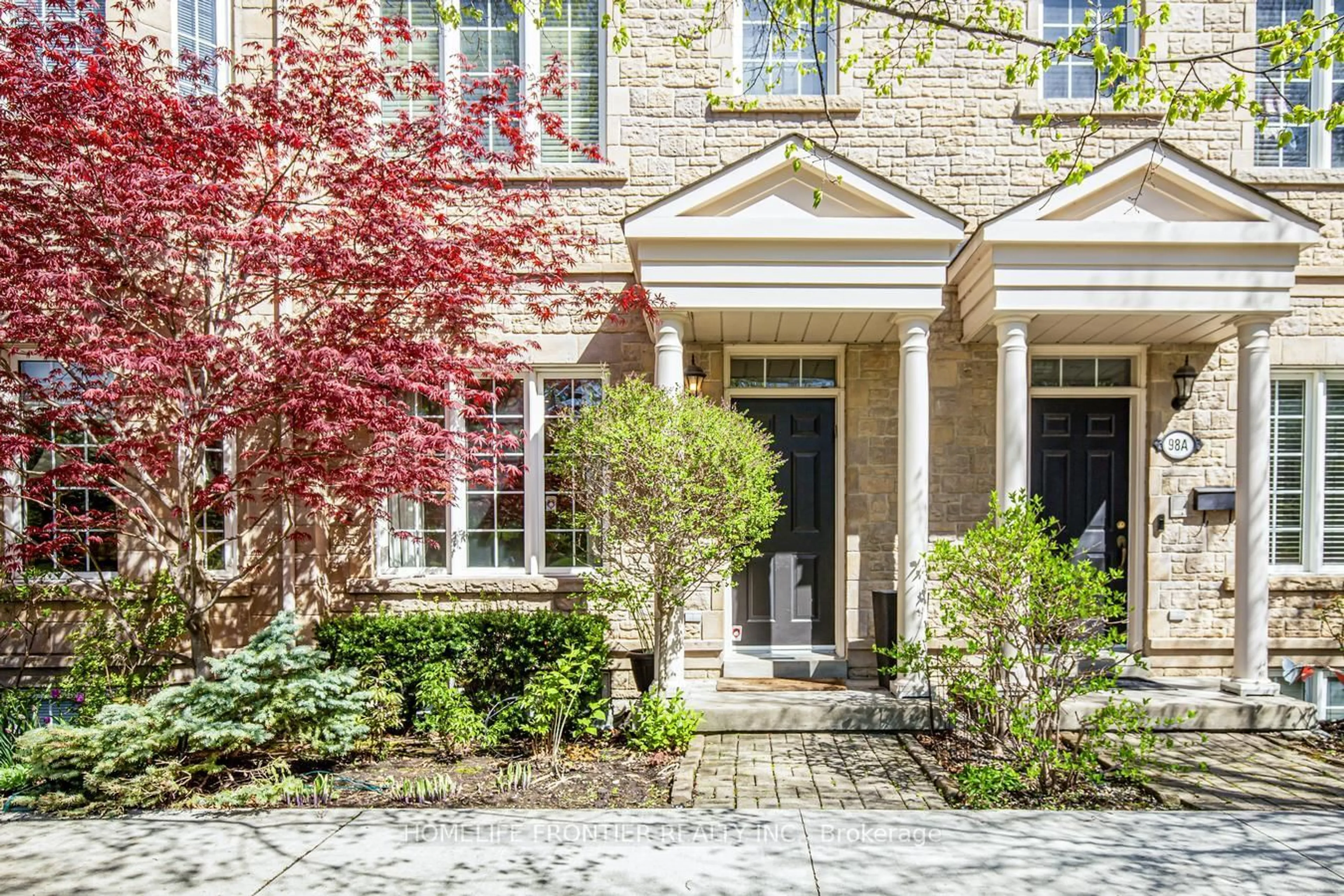 Home with brick exterior material, street for 98B Ellerslie Ave, Toronto Ontario M2N 1X8