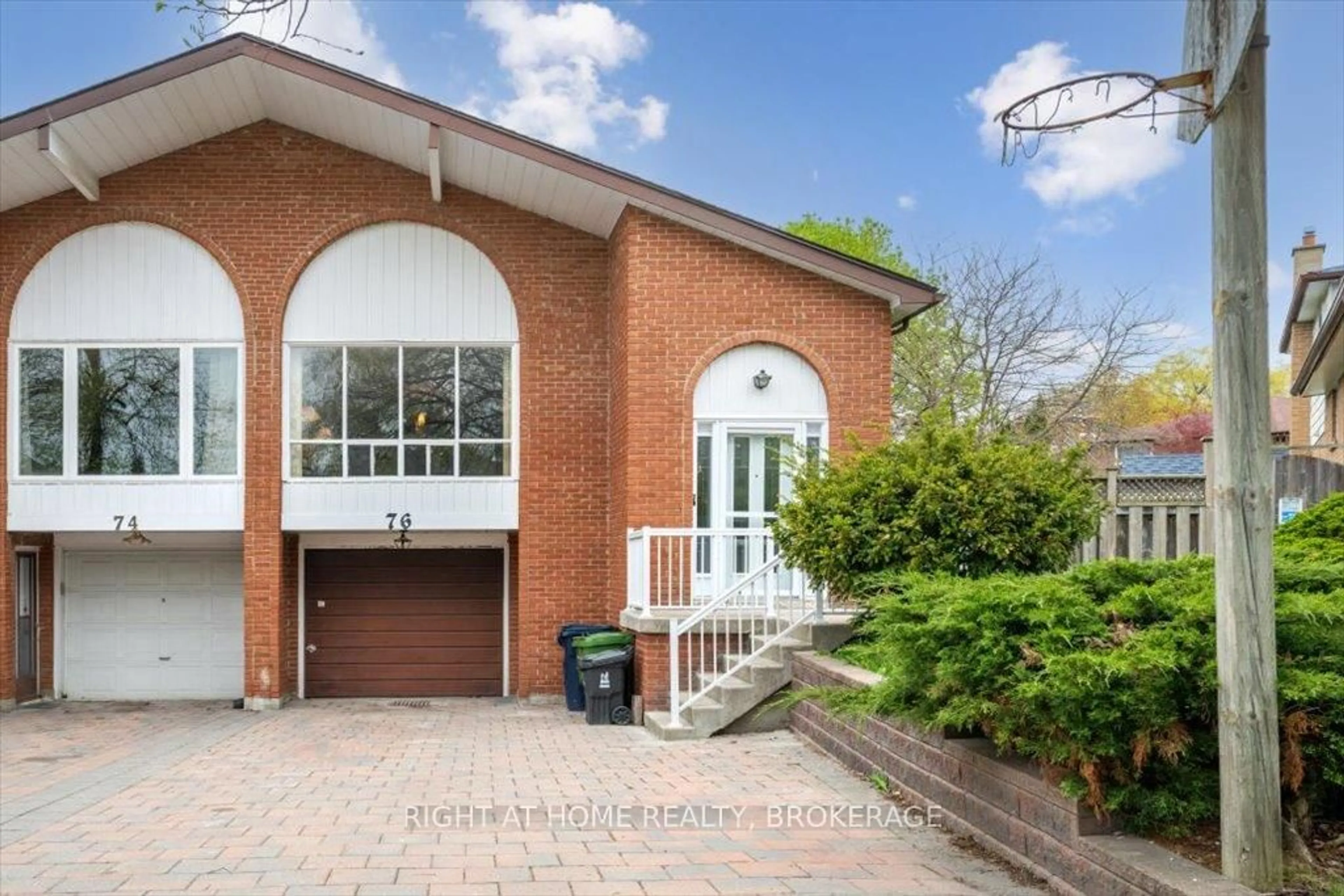Home with brick exterior material, street for 76 Silas Hill Dr, Toronto Ontario M2J 2X9