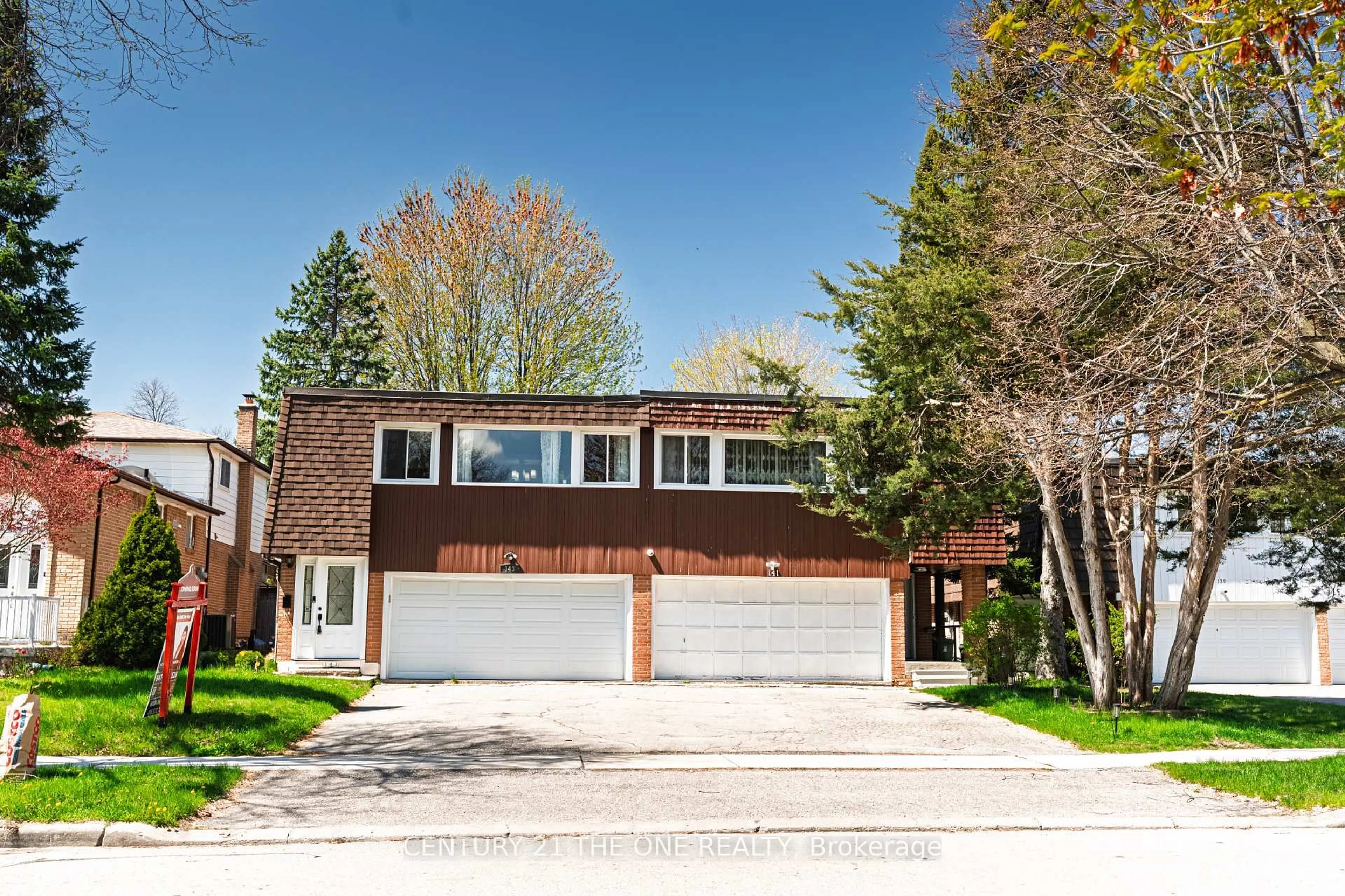 Home with brick exterior material, street for 143 Silas Hill Dr, Toronto Ontario M2J 2X8