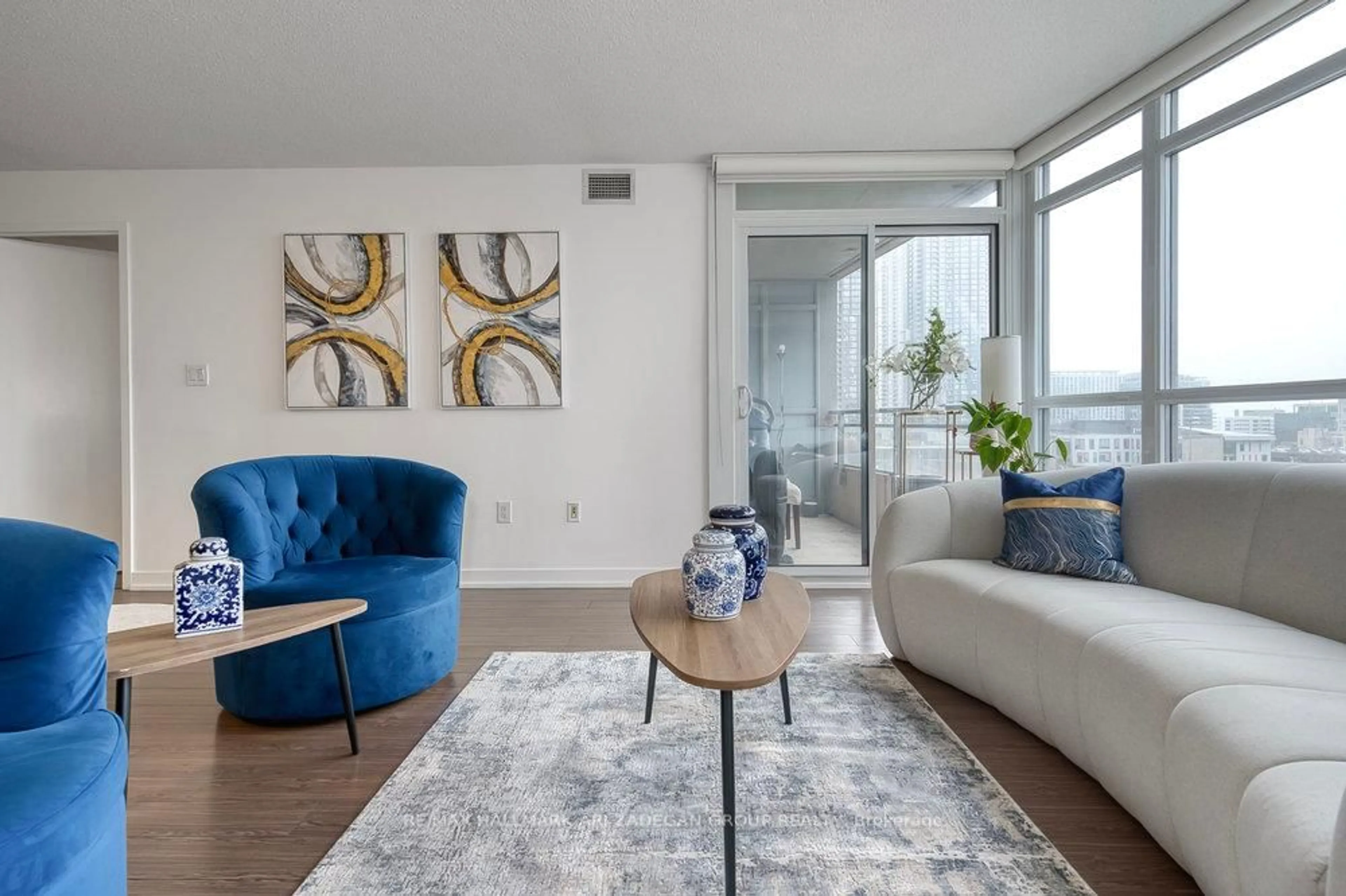 Living room with furniture, unknown for 151 Dan Leckie Way #601, Toronto Ontario M5V 4B2