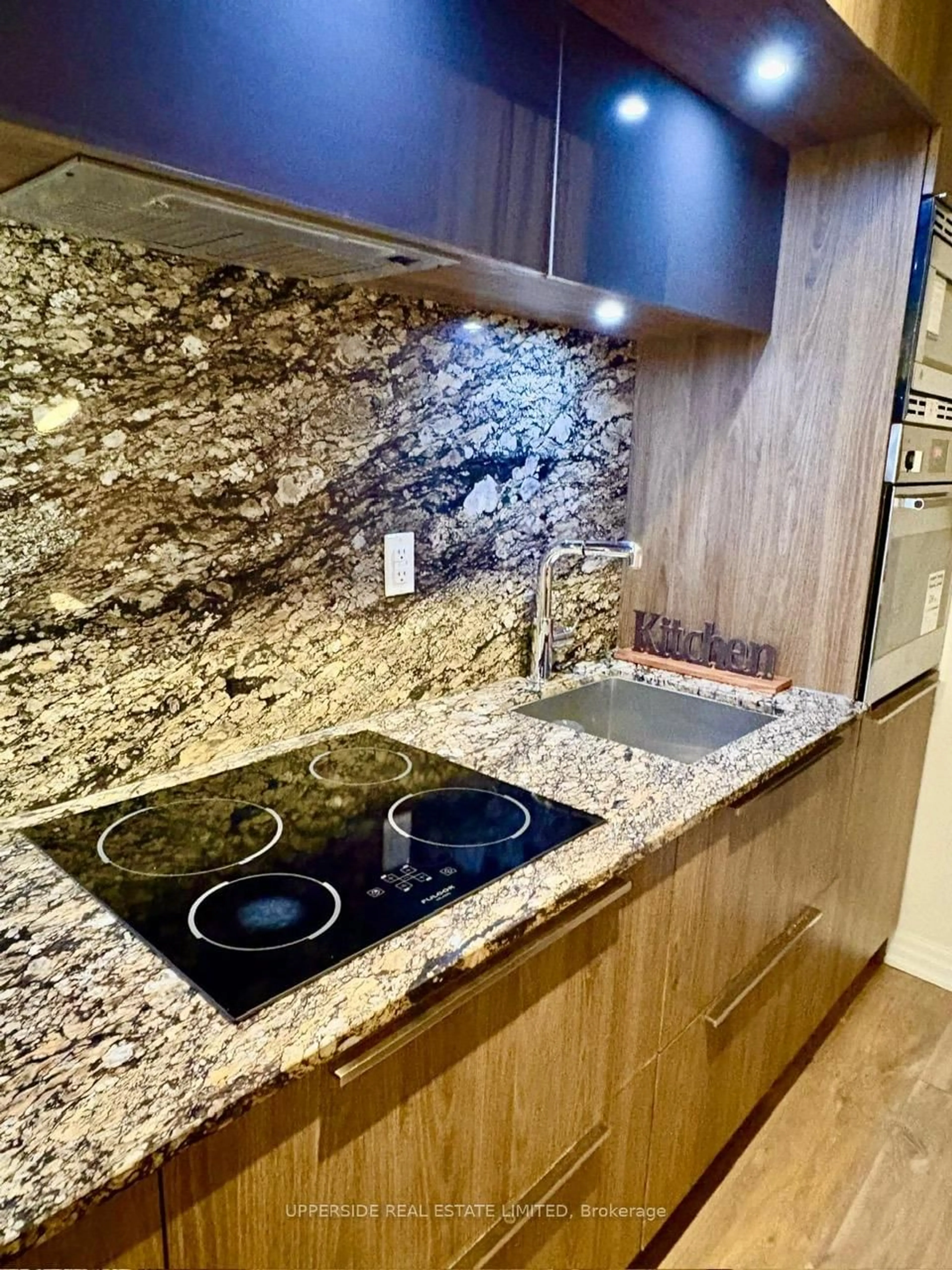 Contemporary kitchen, ceramic/tile floor for 88 Blue Jays Way #1707, Toronto Ontario M5V 0L7