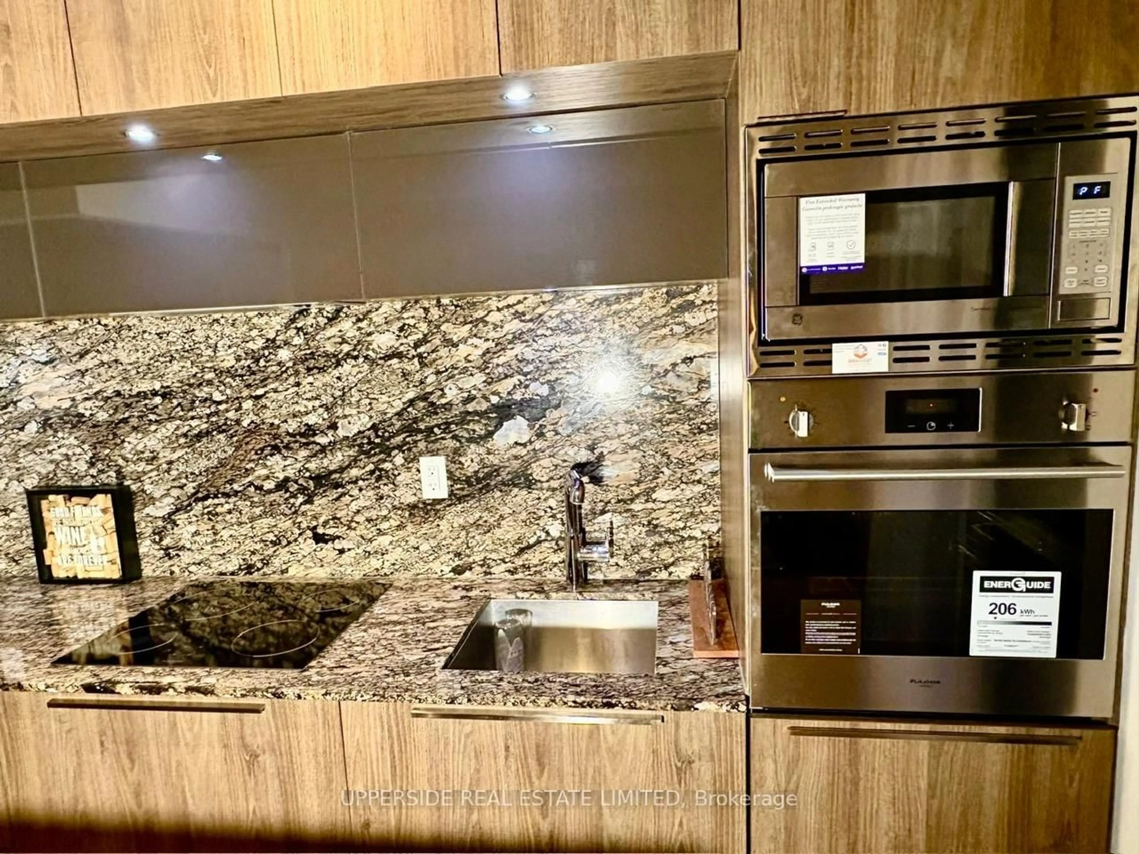 Contemporary kitchen, ceramic/tile floor for 88 Blue Jays Way #1707, Toronto Ontario M5V 0L7
