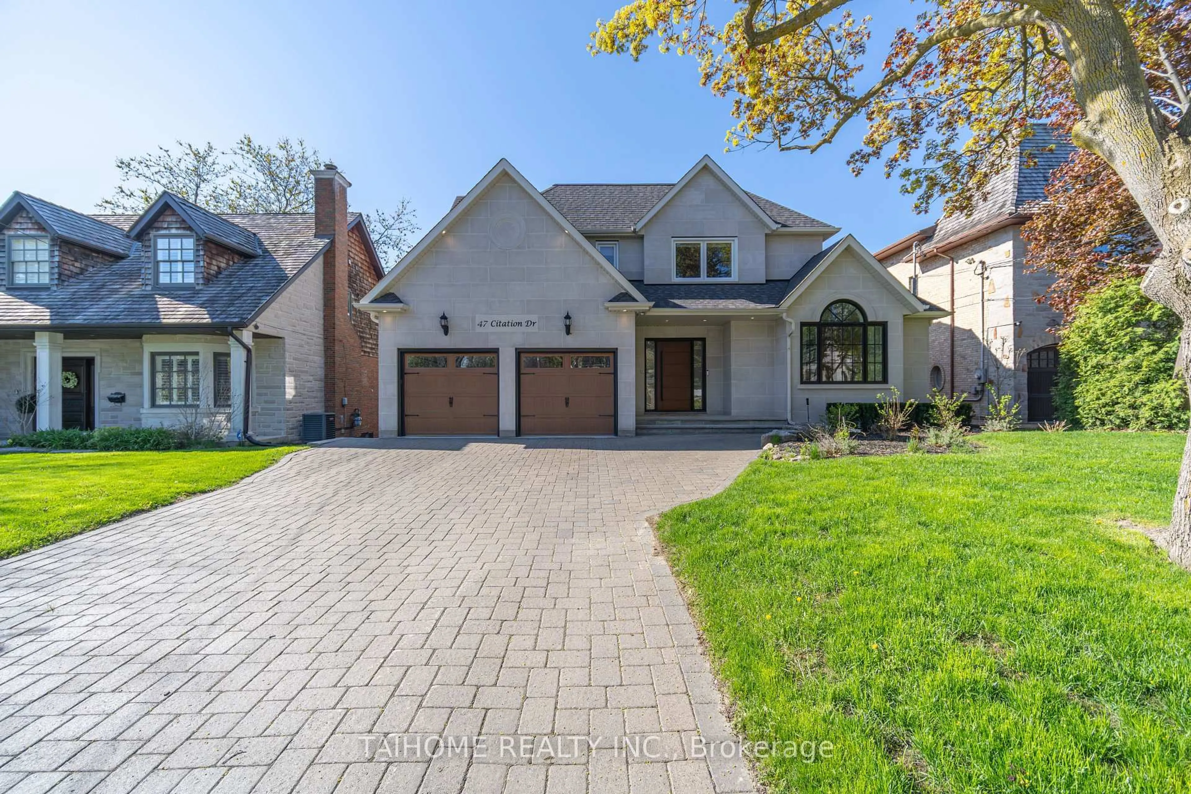 Home with brick exterior material, street for 47 Citation Dr, Toronto Ontario M2K 1S5