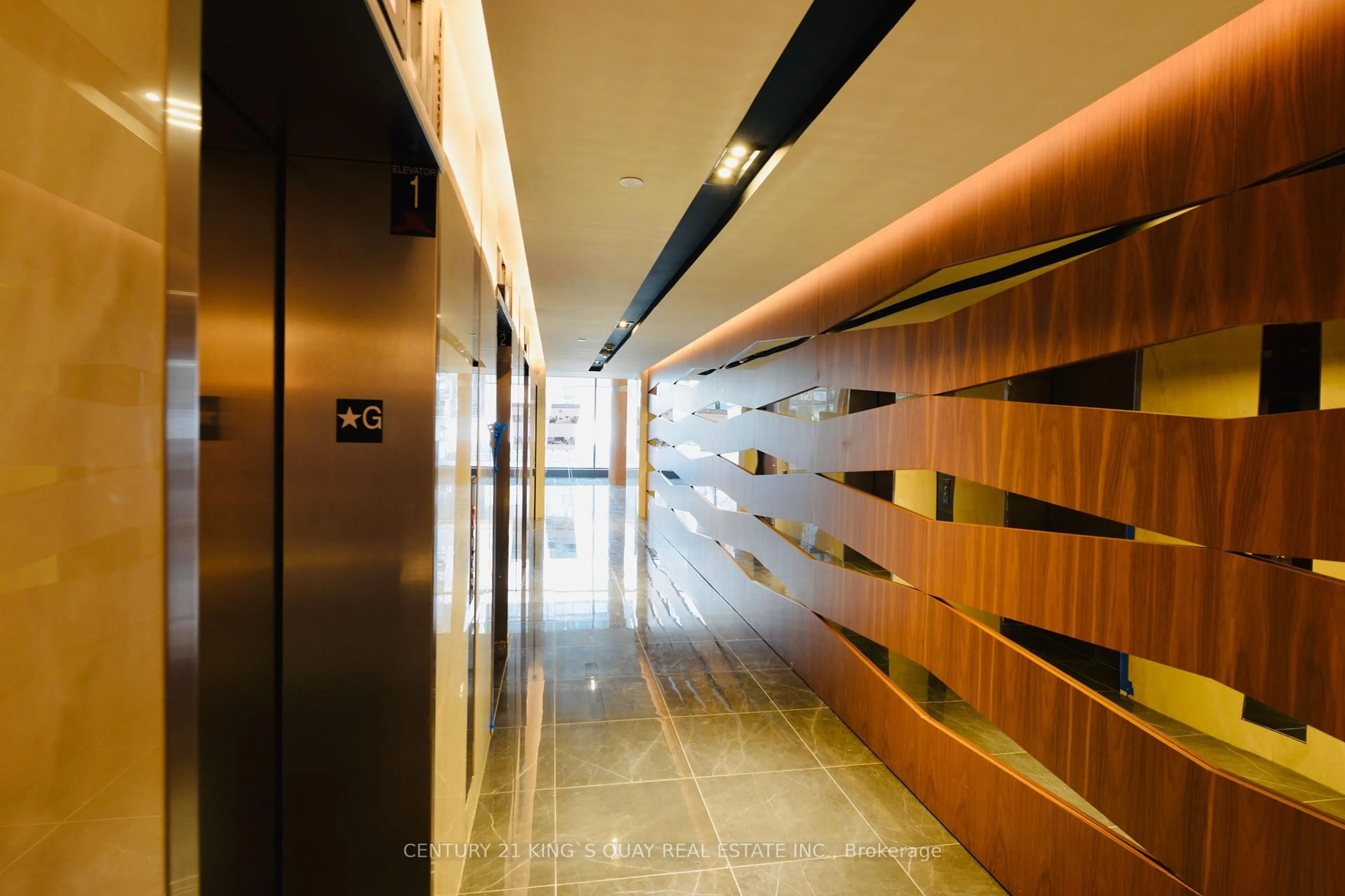 Indoor foyer for 17 Bathurst St #1806, Toronto Ontario M5V 0N1