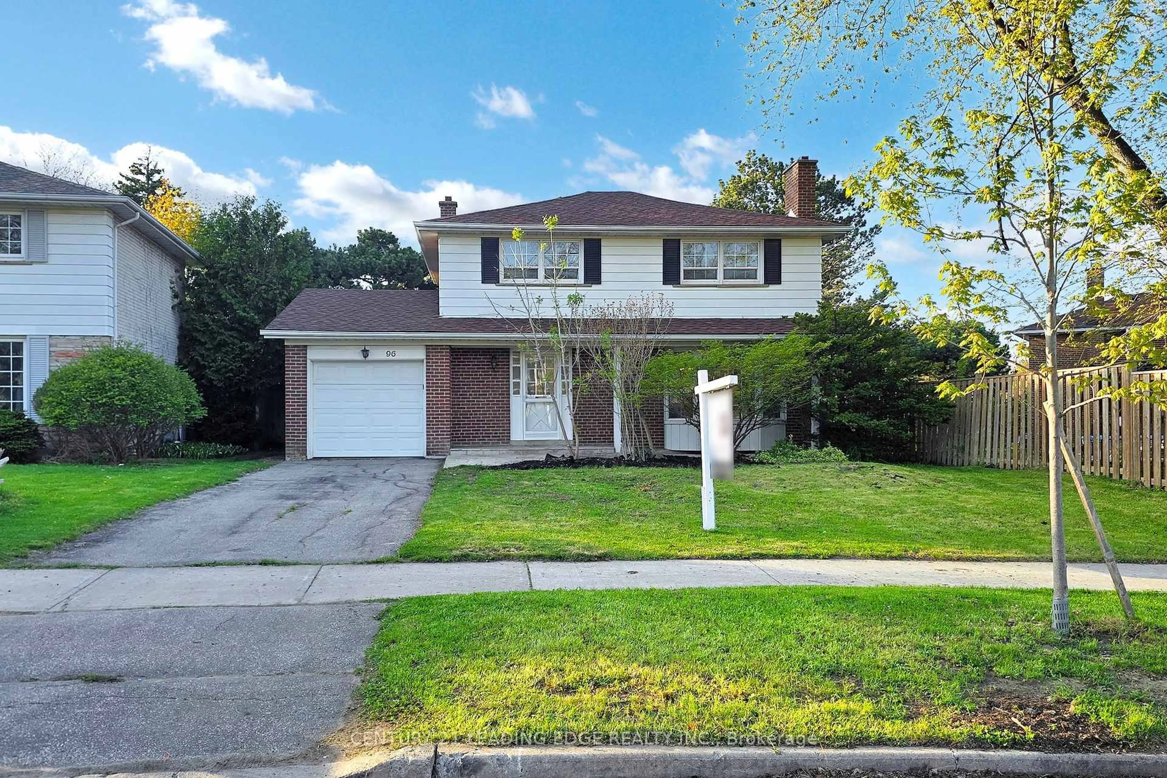 Home with vinyl exterior material, street for 96 CROSSBOW Cres, Toronto Ontario M2J 3M4