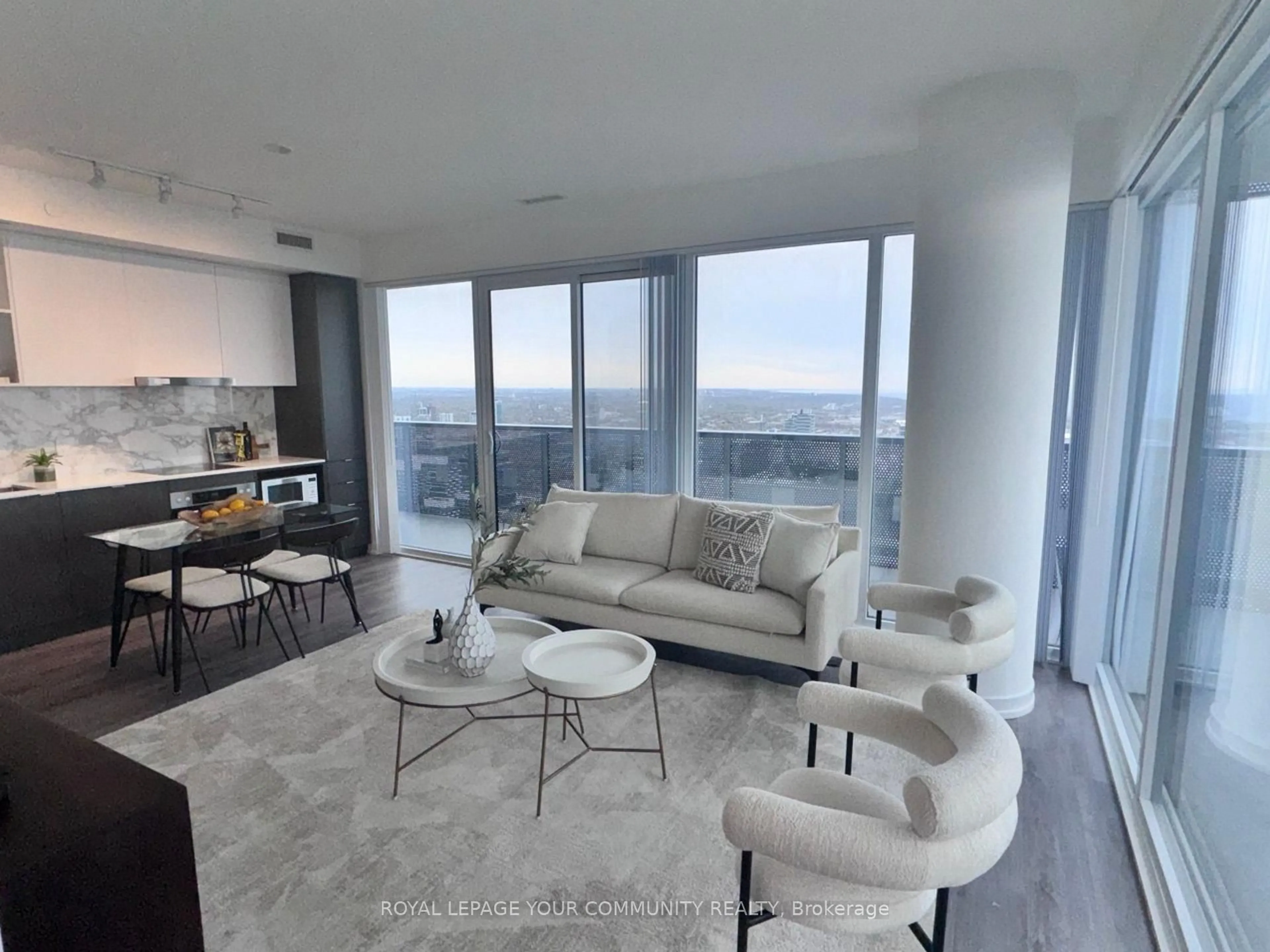Living room with furniture, unknown for 138 Downes St #6506, Toronto Ontario M5E 0E4