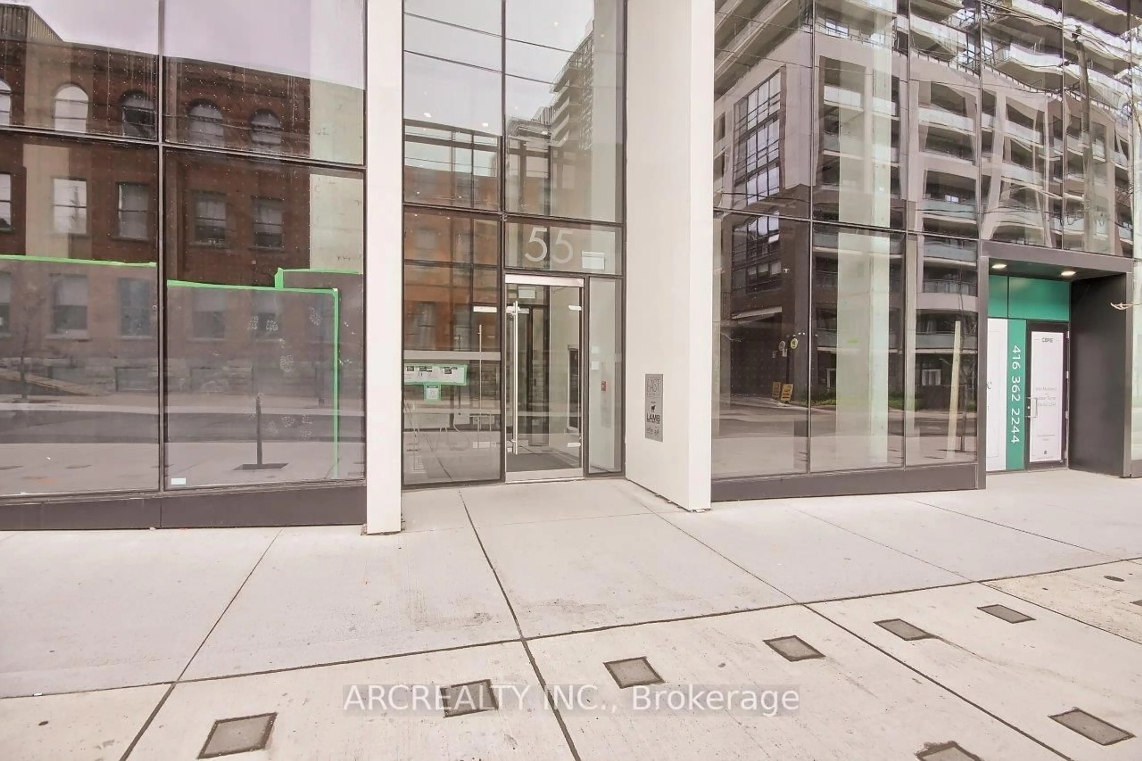 Indoor foyer for 55 Ontario St #1709, Toronto Ontario M5A 0T8