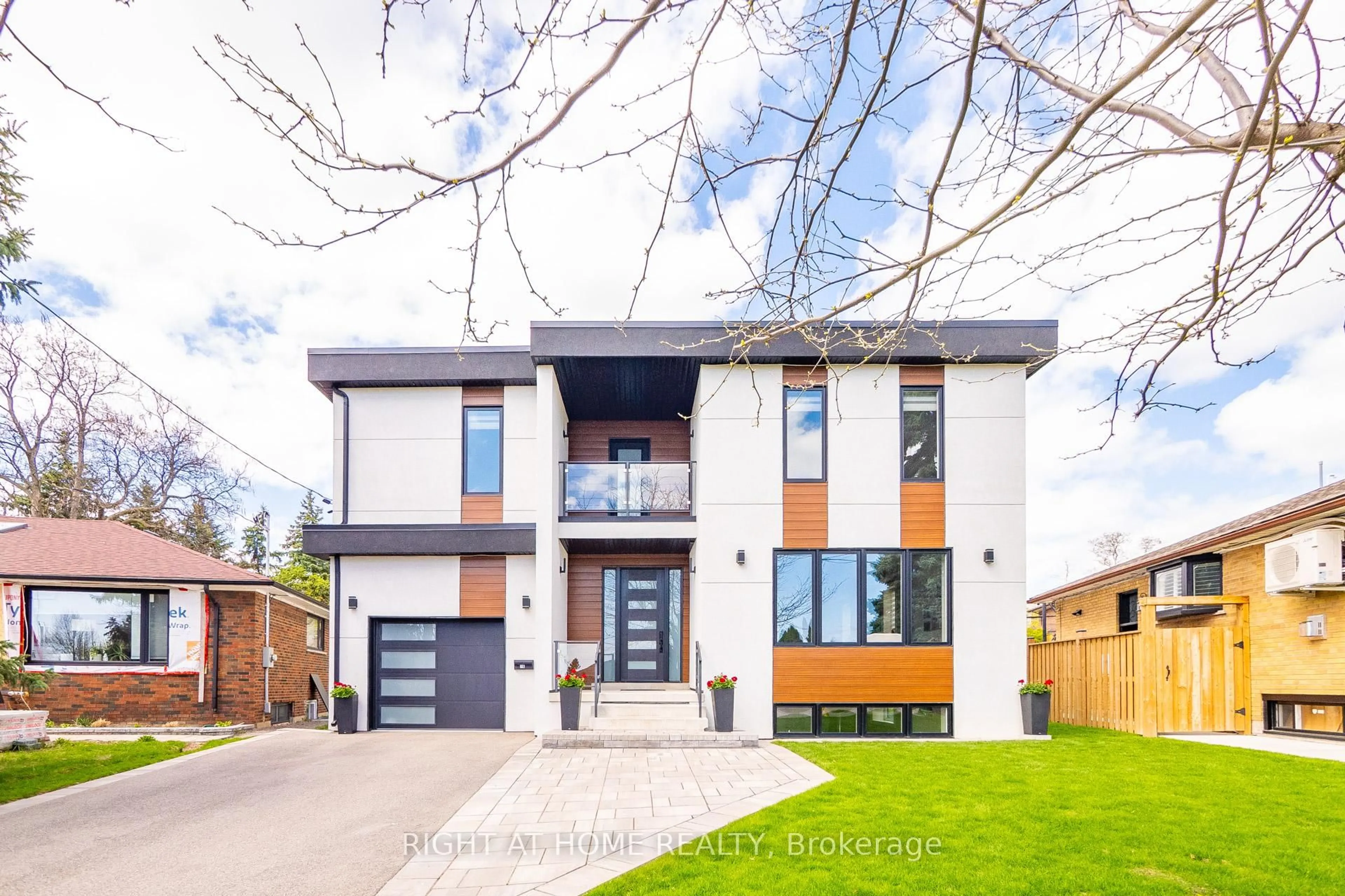 Home with brick exterior material, street for 36 Shaunavon Heights Cres, Toronto Ontario M3A 2P4