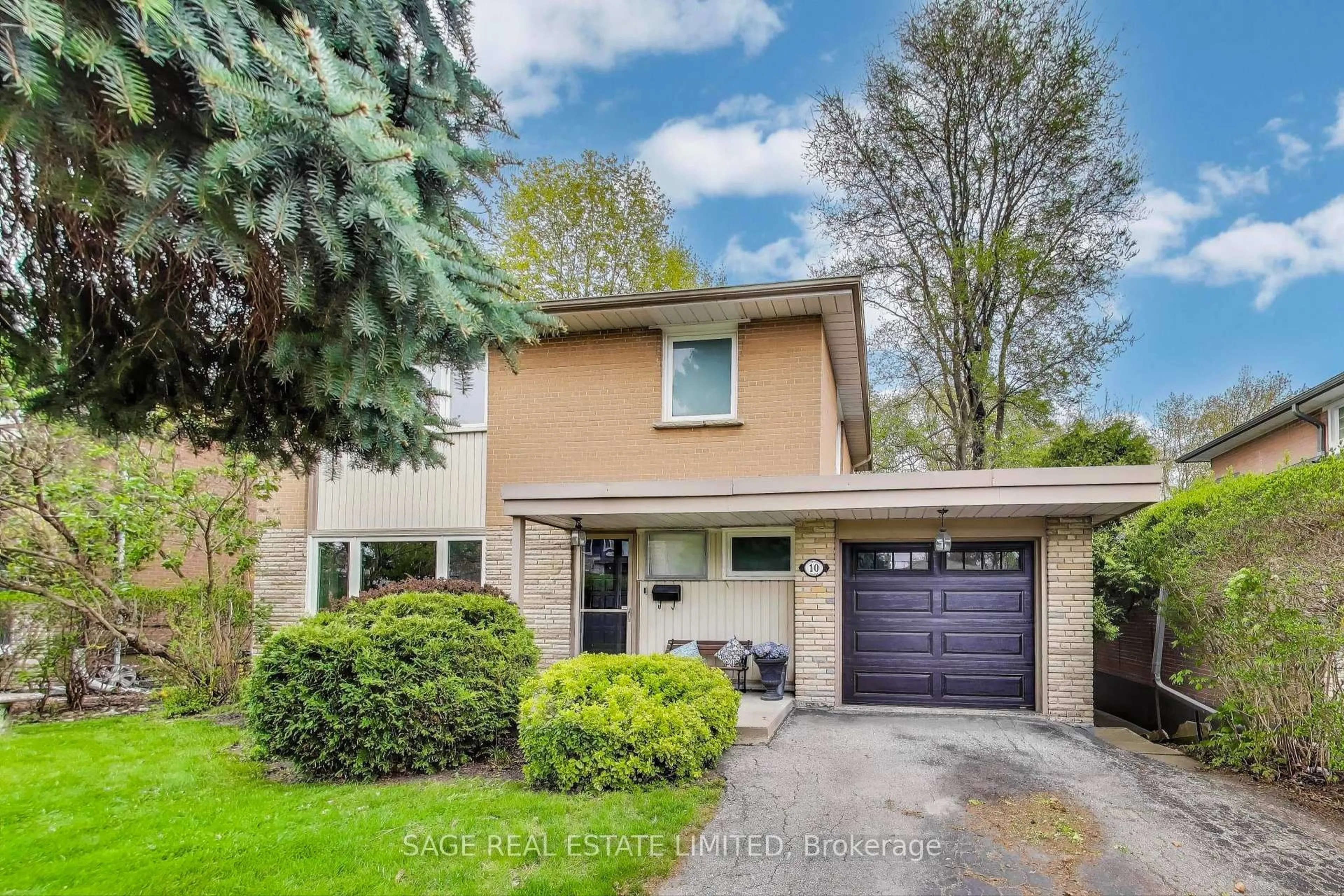 Home with brick exterior material, street for 10 Overbrook Pl, Toronto Ontario M3H 4P2