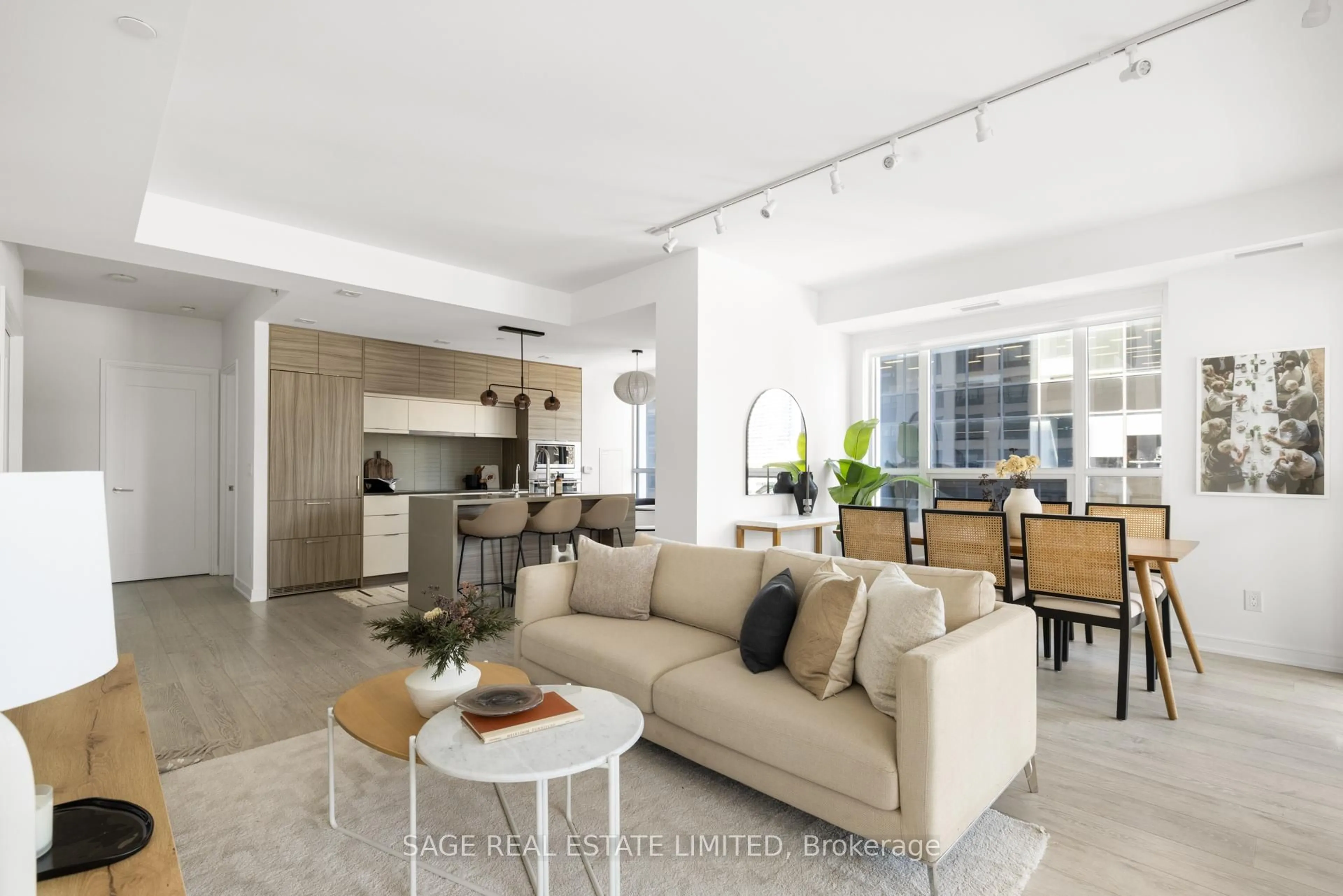 Living room with furniture, unknown for 88 Scott St #809, Toronto Ontario M5E 0A9