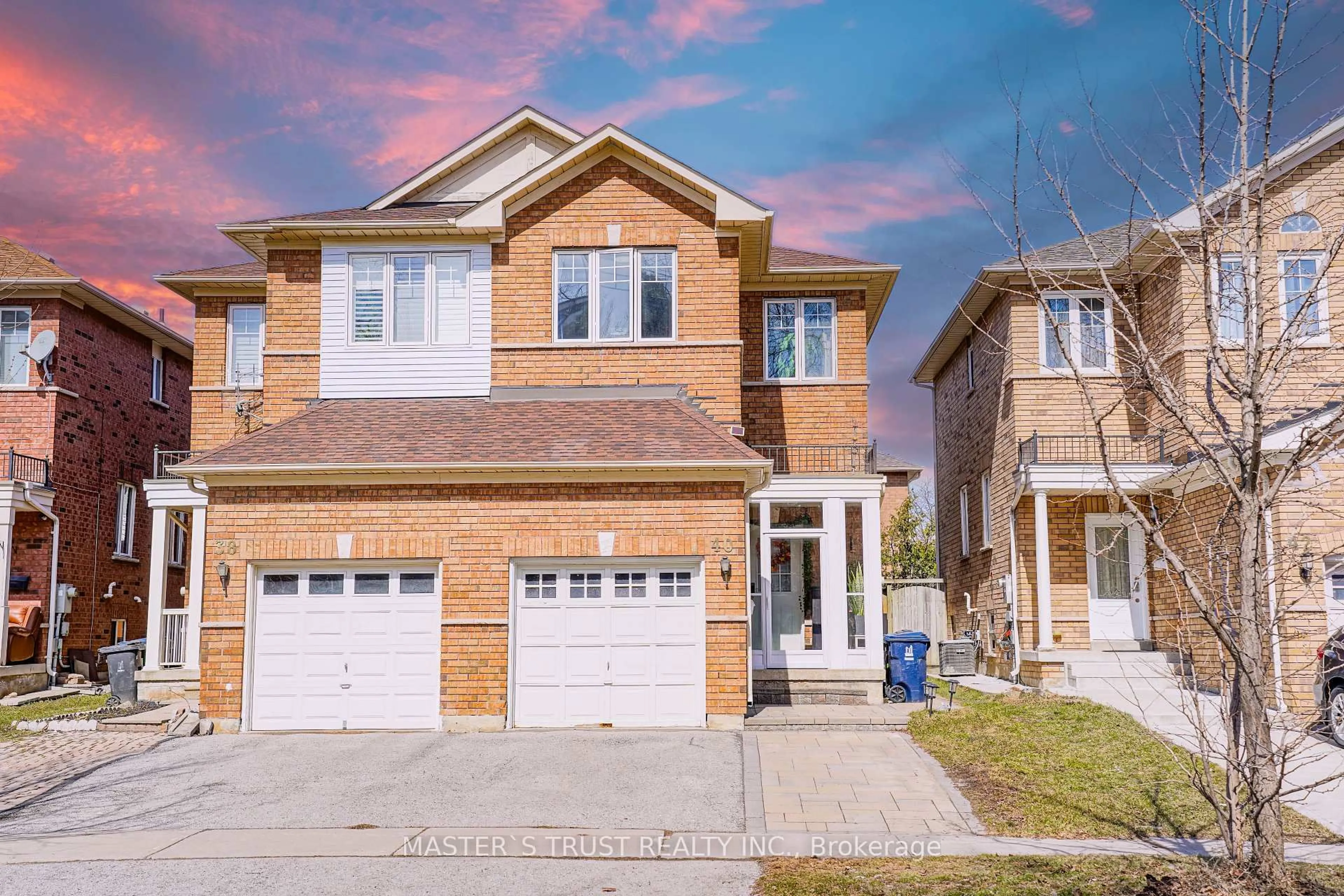 Home with brick exterior material, street for 40 Rochefort Dr, Toronto Ontario M3C 3Z3