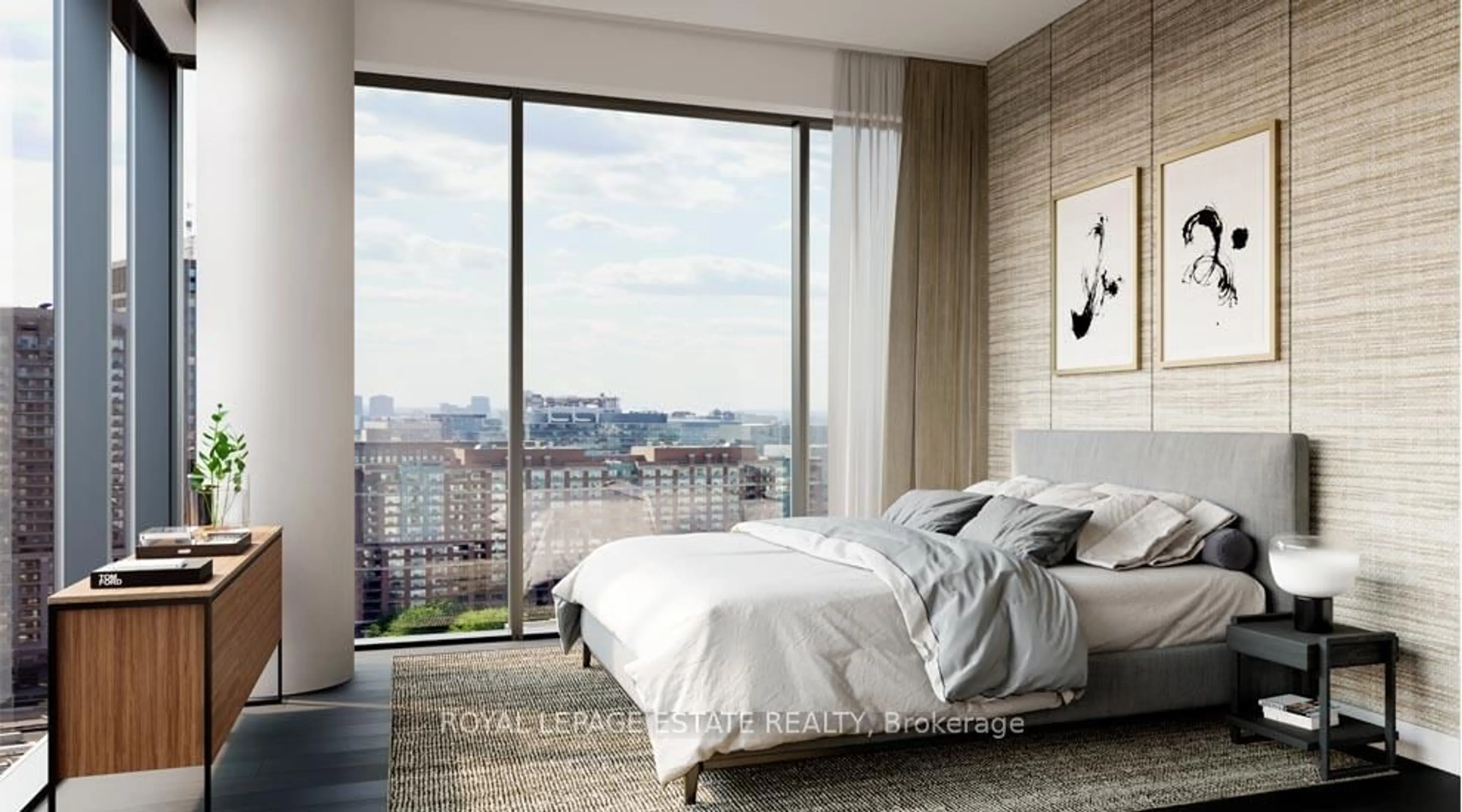 Bedroom with bed, unknown for 89 Church St #1509, Toronto Ontario M5C 0B7