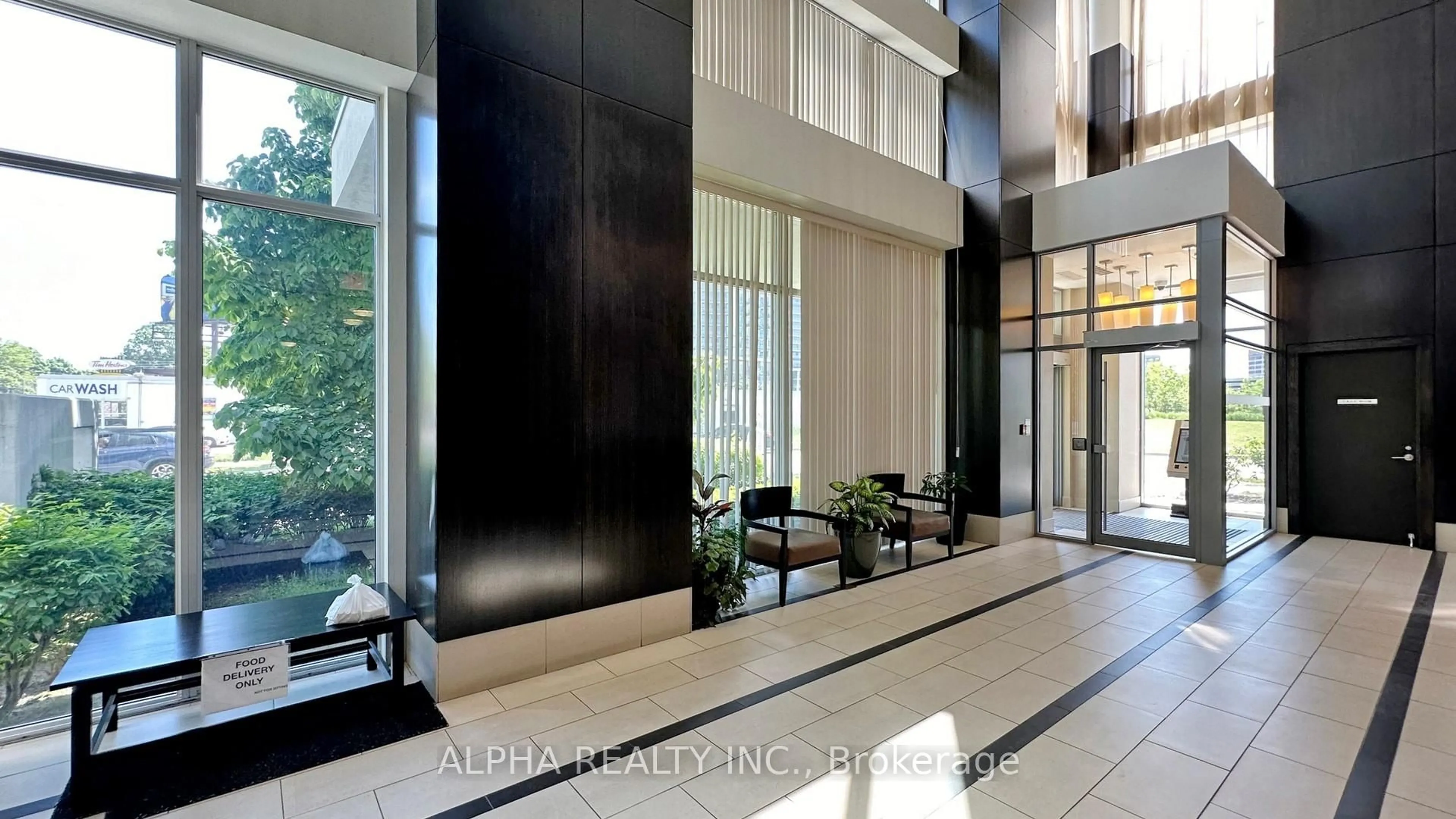 Indoor foyer for 30 Herons Hill Way #1501, Toronto Ontario M2J 0A7