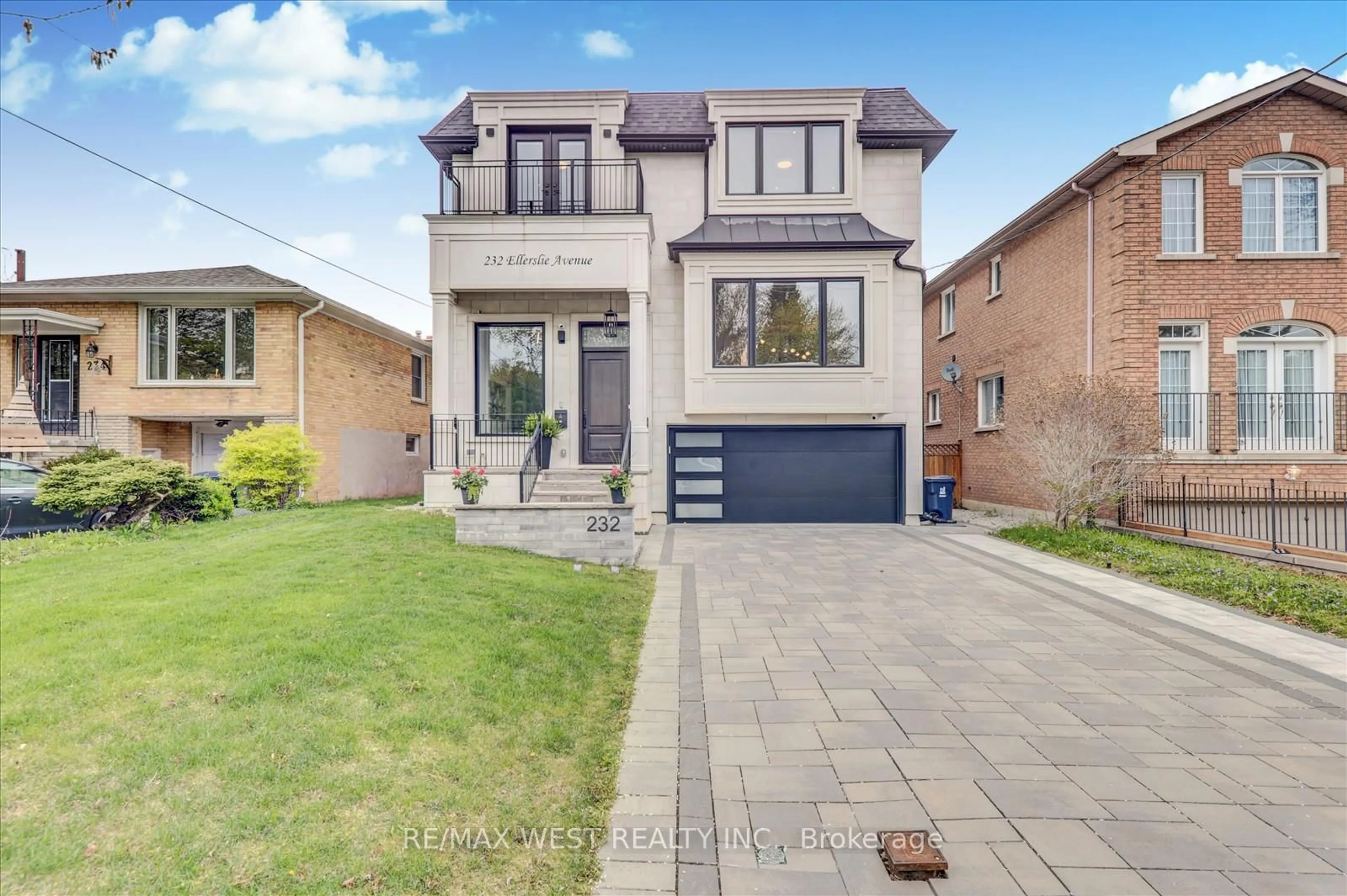 Home with brick exterior material, street for 232 Ellerslie Ave, Toronto Ontario M2N 1Y4