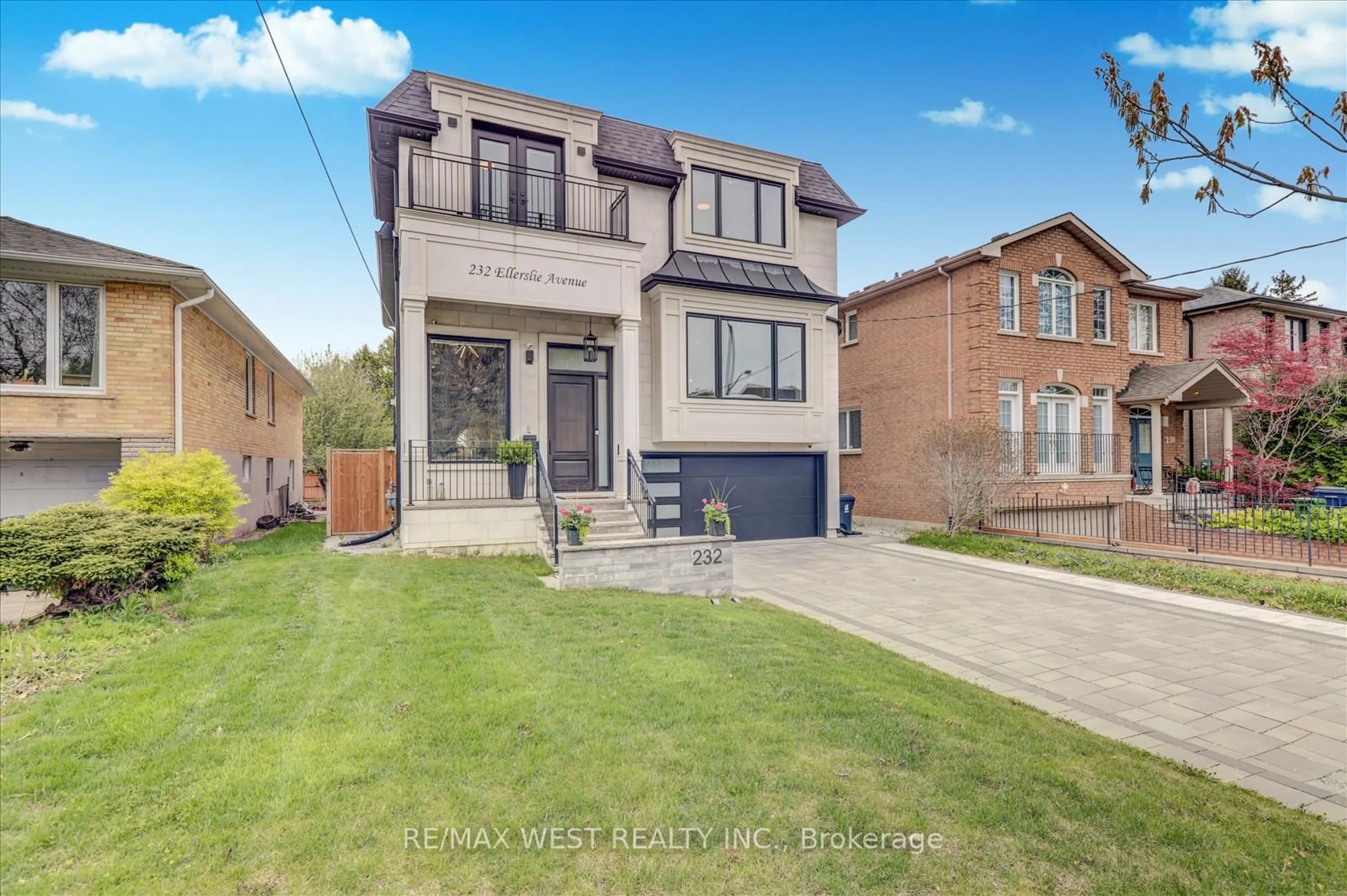 Home with brick exterior material, street for 232 Ellerslie Ave, Toronto Ontario M2N 1Y4