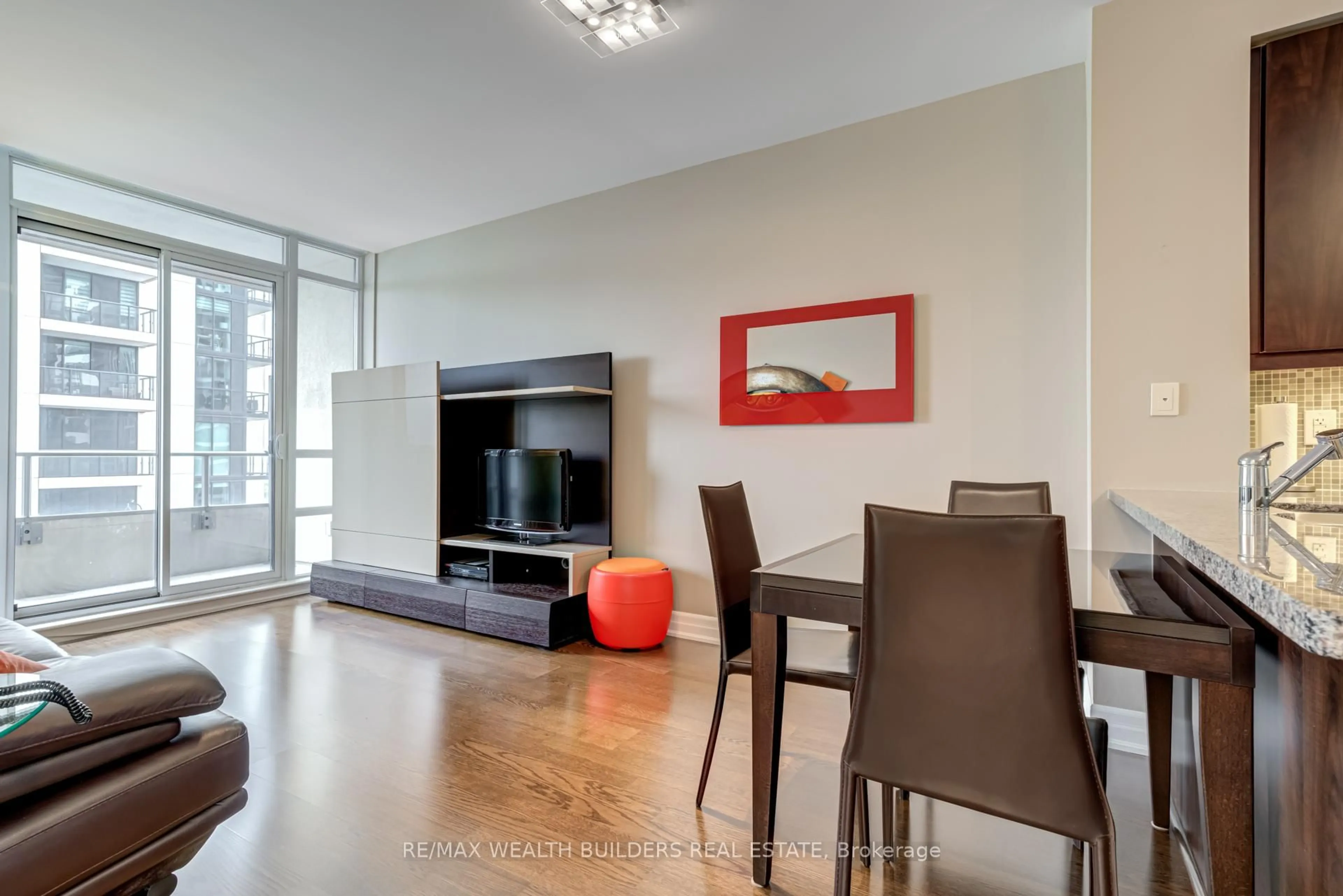 Living room with furniture, unknown for 500 St Clair Ave #904, Toronto Ontario M6C 1A8