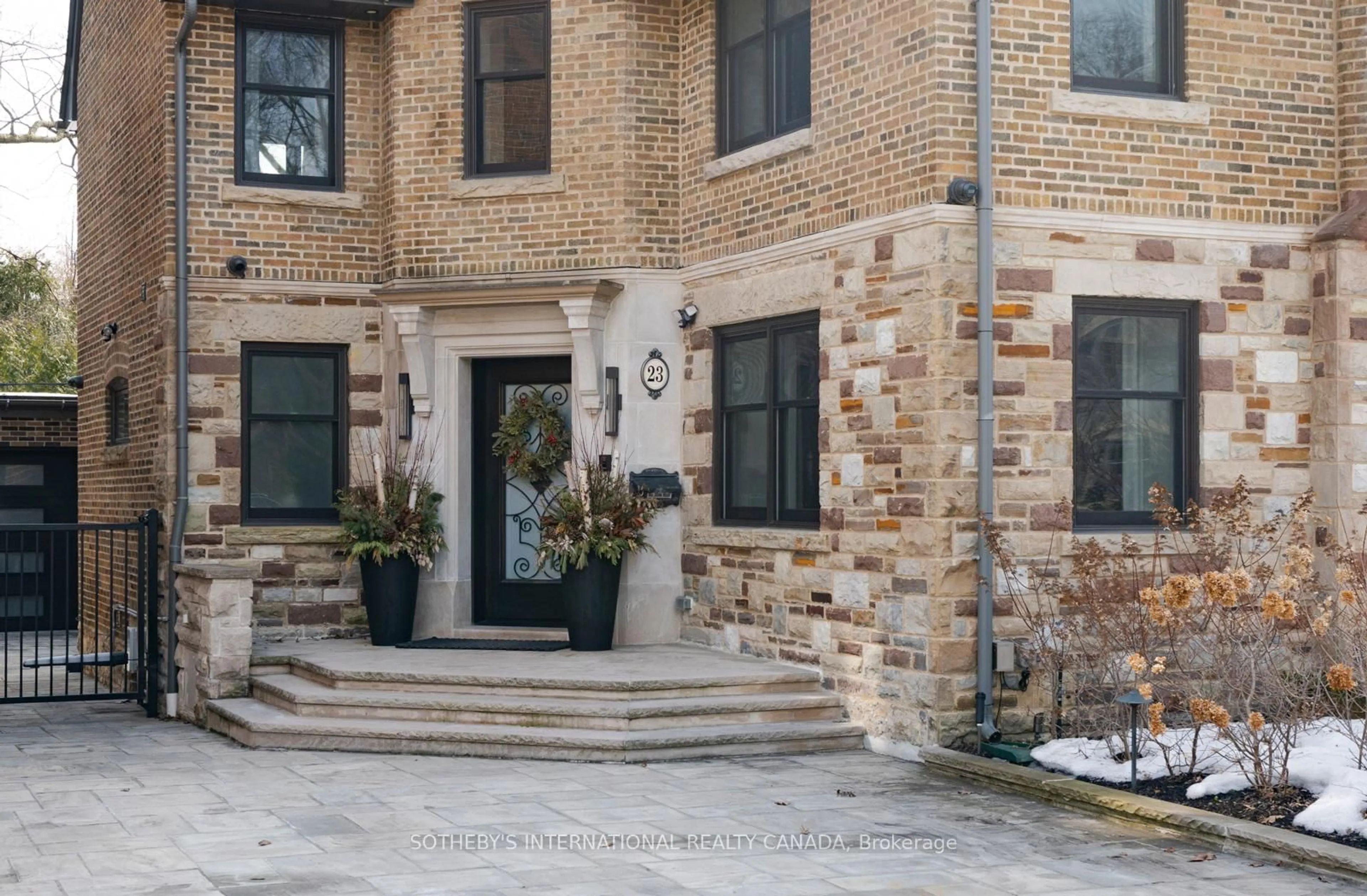 Home with brick exterior material, street for 23 Douglas Dr, Toronto Ontario M4W 2B2