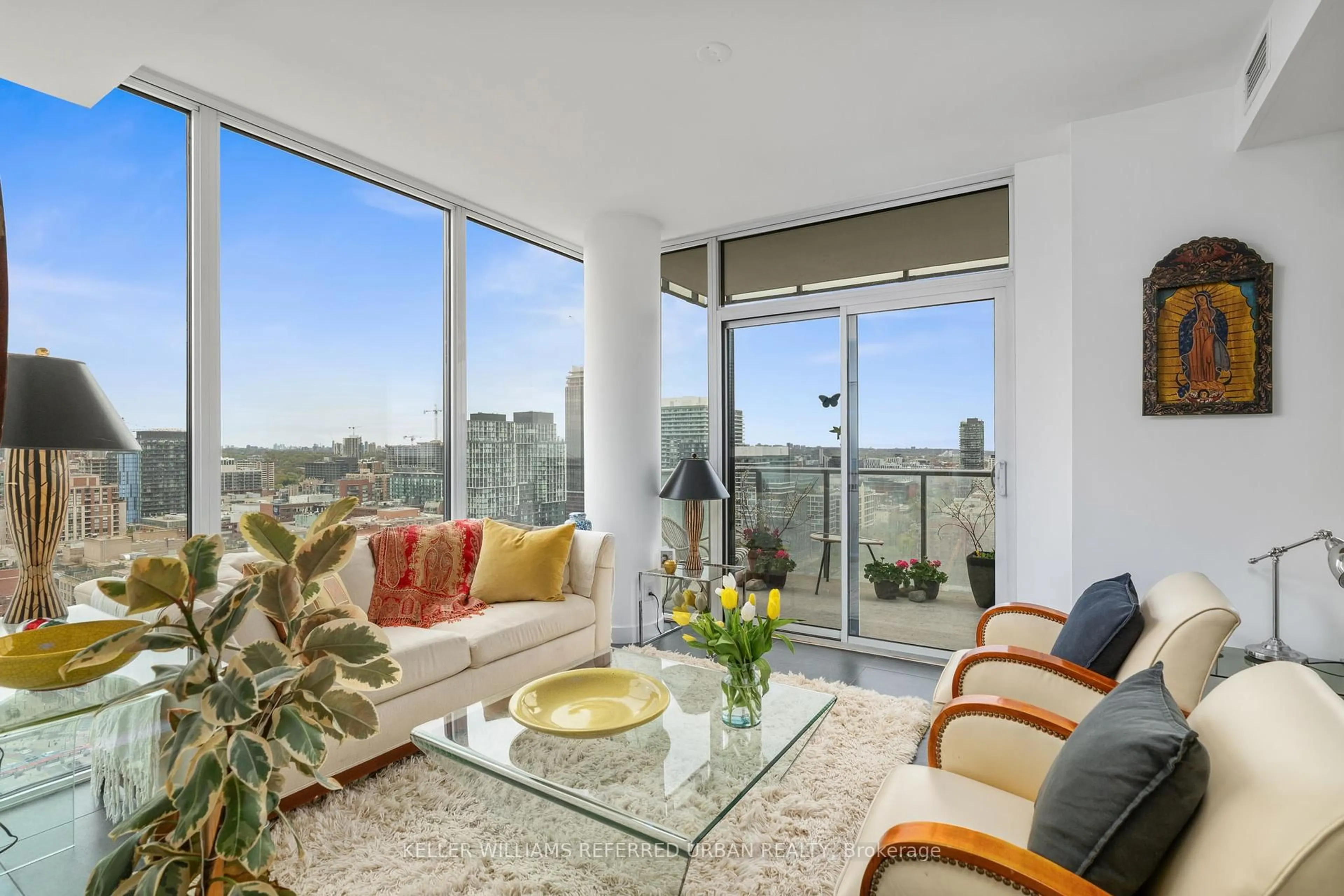 Living room with furniture, unknown for 1 Market St #2204, Toronto Ontario M5E 0A2