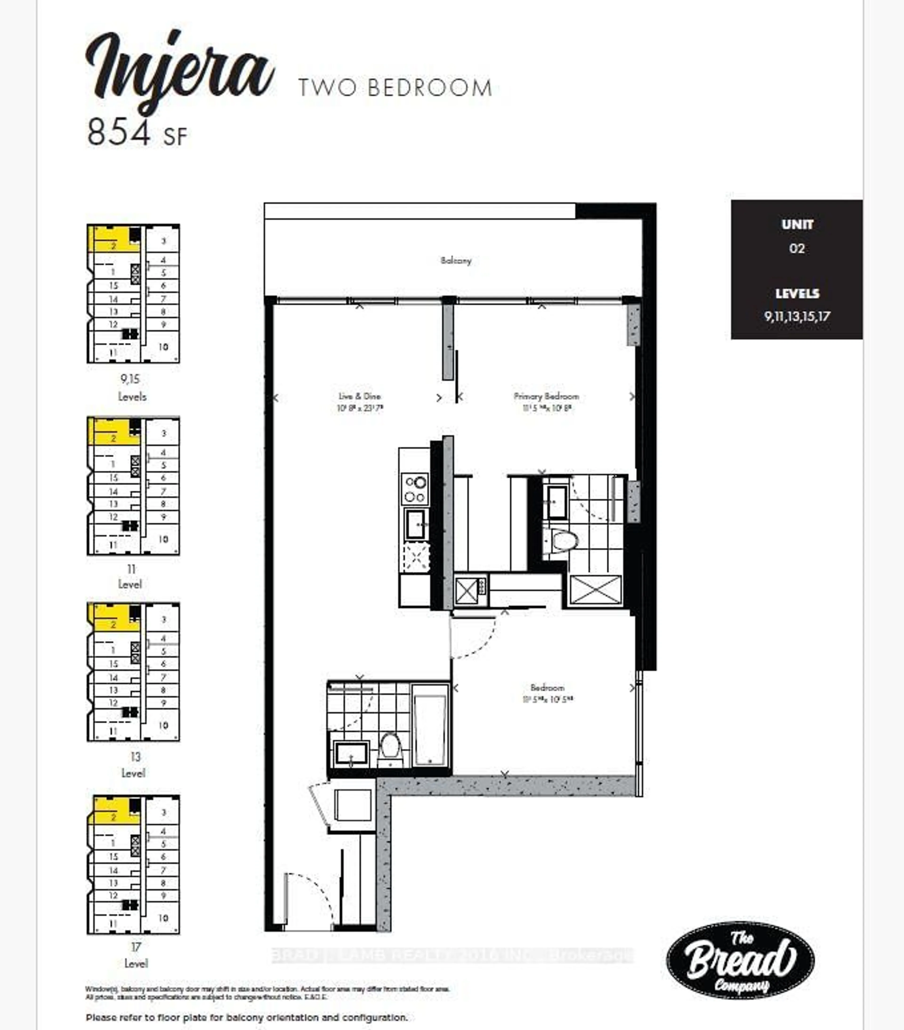 Floor plan for 195 McCaul St #1302, Toronto Ontario M5T 0E5