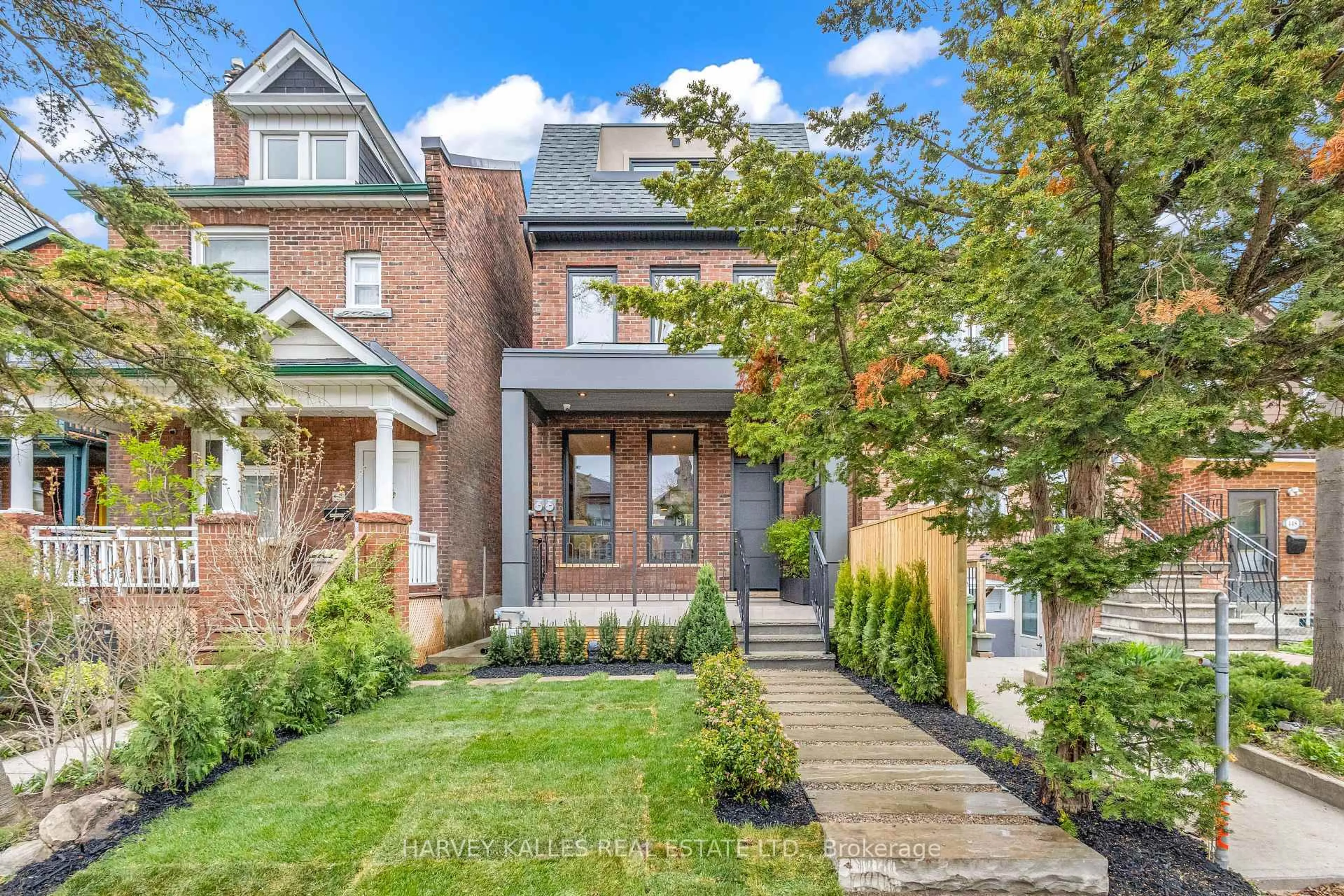 Home with brick exterior material, street for 444 Roxton Rd, Toronto Ontario M6G 3R4