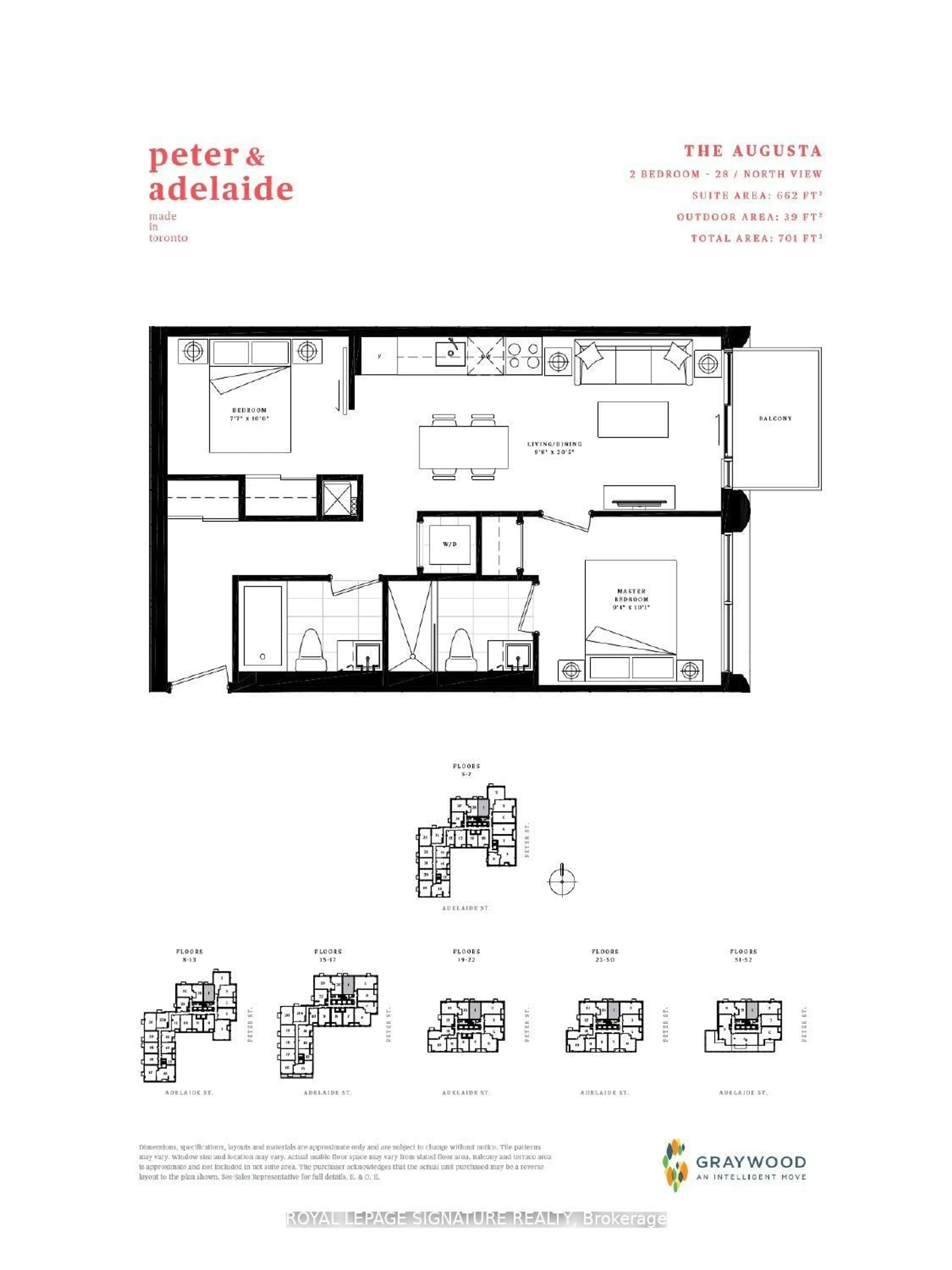 Floor plan for 108 Peter St #2101, Toronto Ontario M5V 0W2