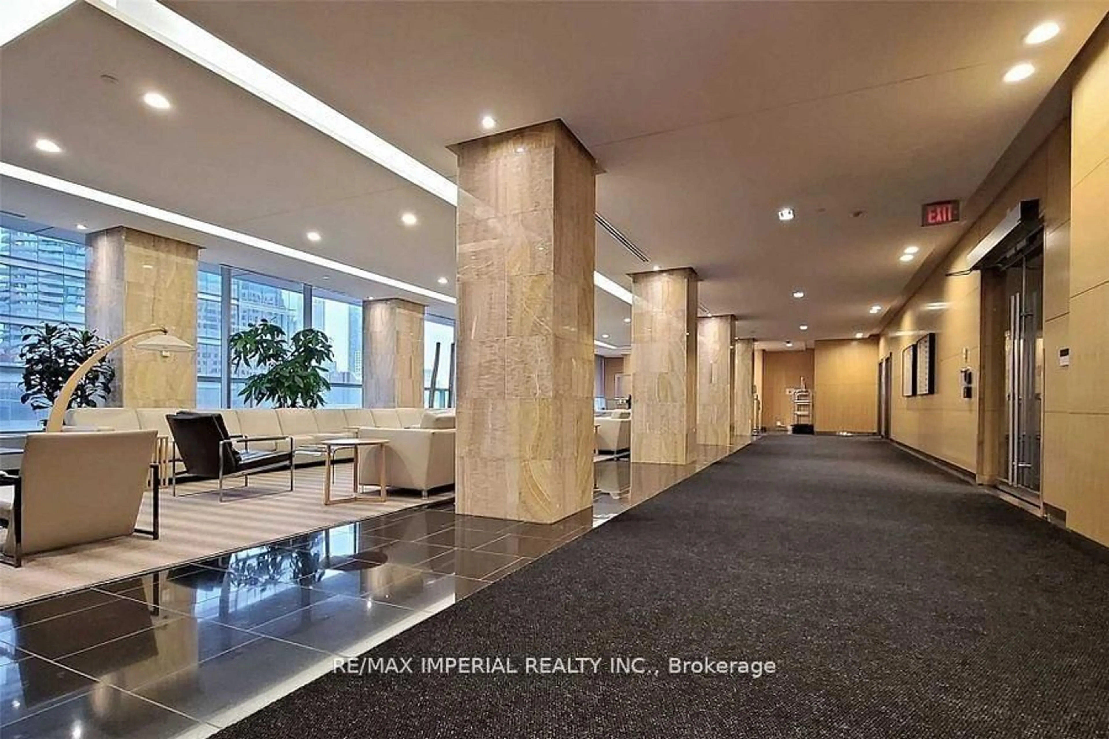 Lobby for 65 Bremner Blvd #4907, Toronto Ontario M5J 0A7