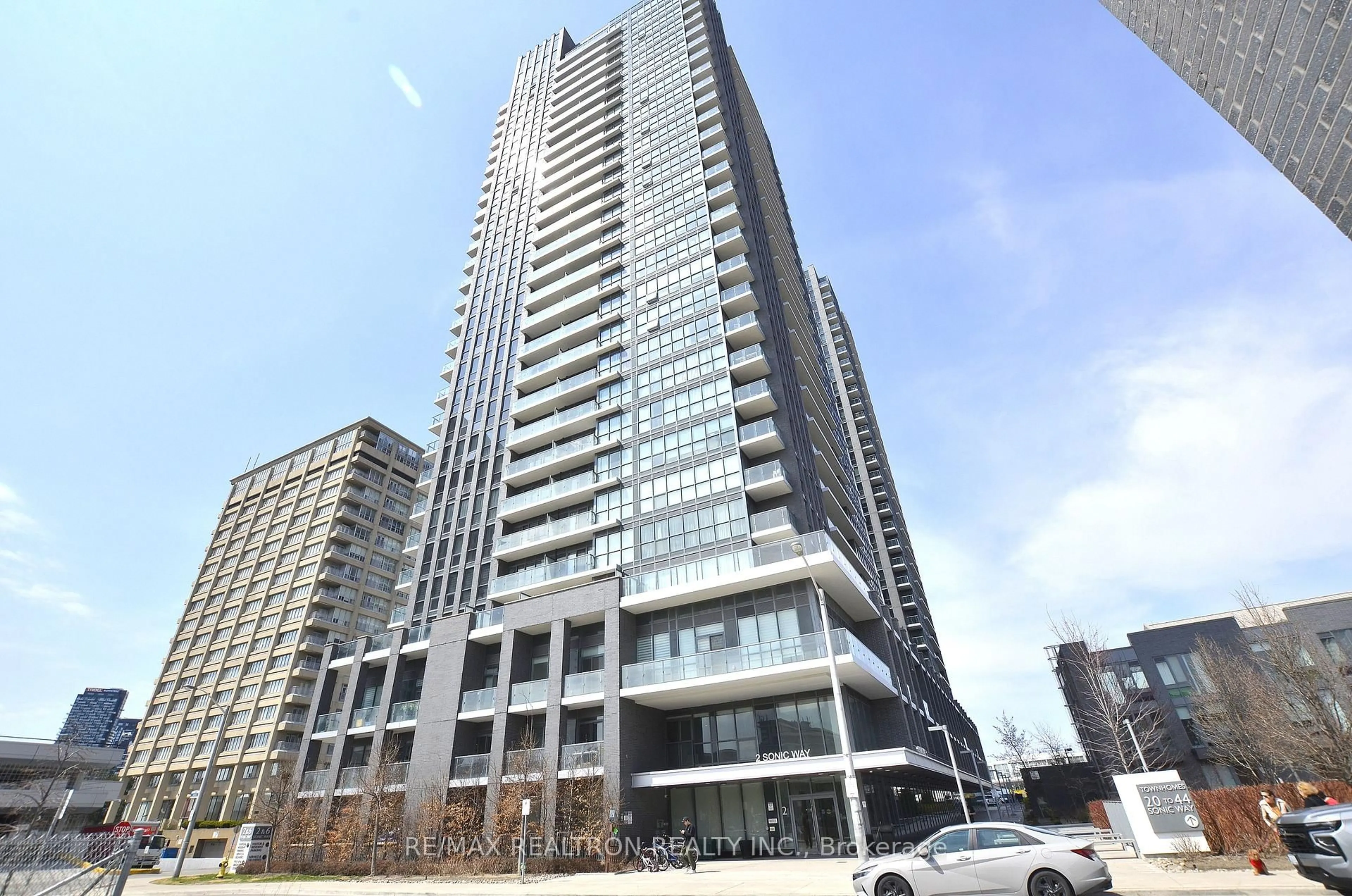 Indoor foyer for 2 Sonic Way #2410, Toronto Ontario M3C 0P2