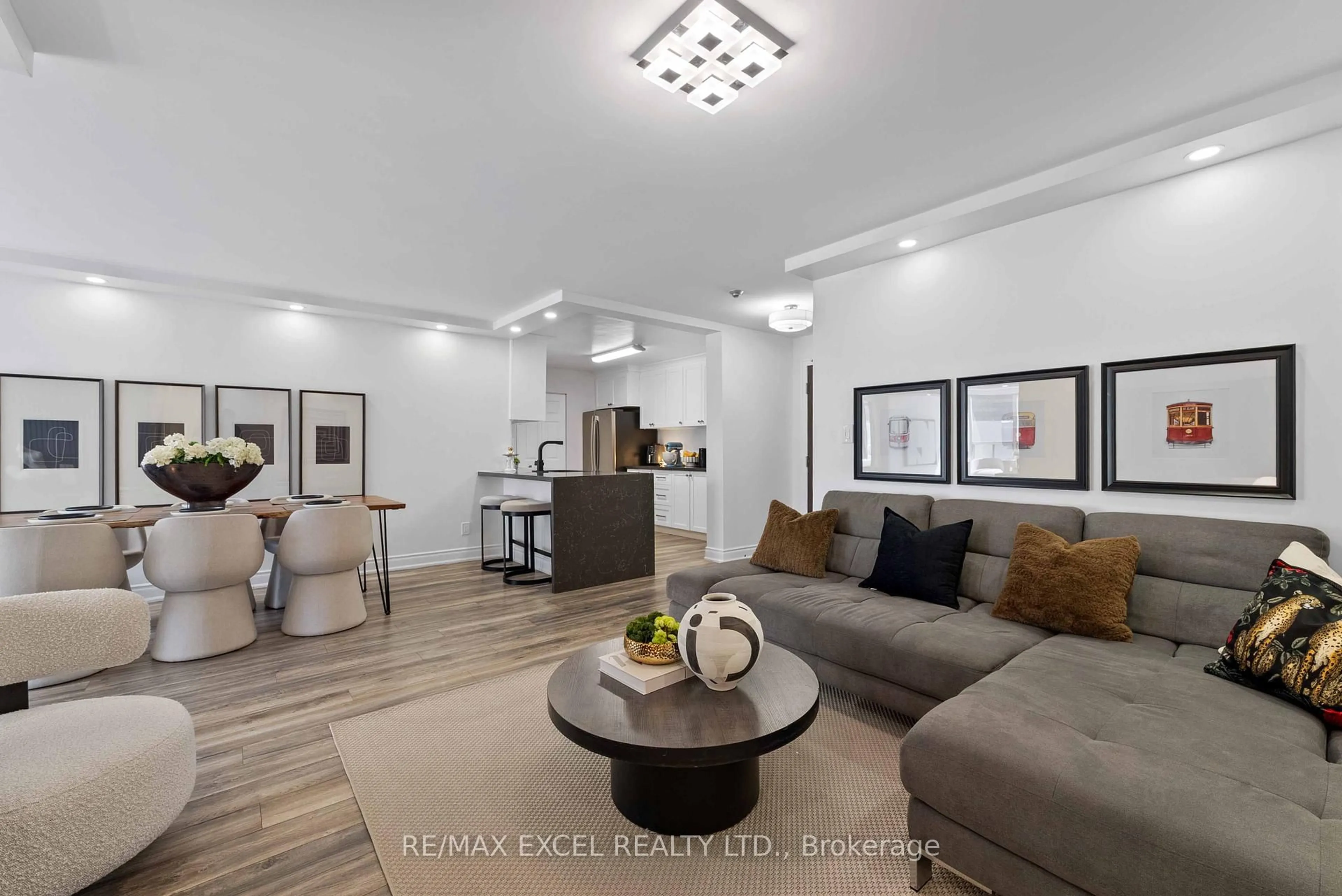 Living room with furniture, unknown for 30 Greenfield Ave #607, Toronto Ontario M2N 6N3