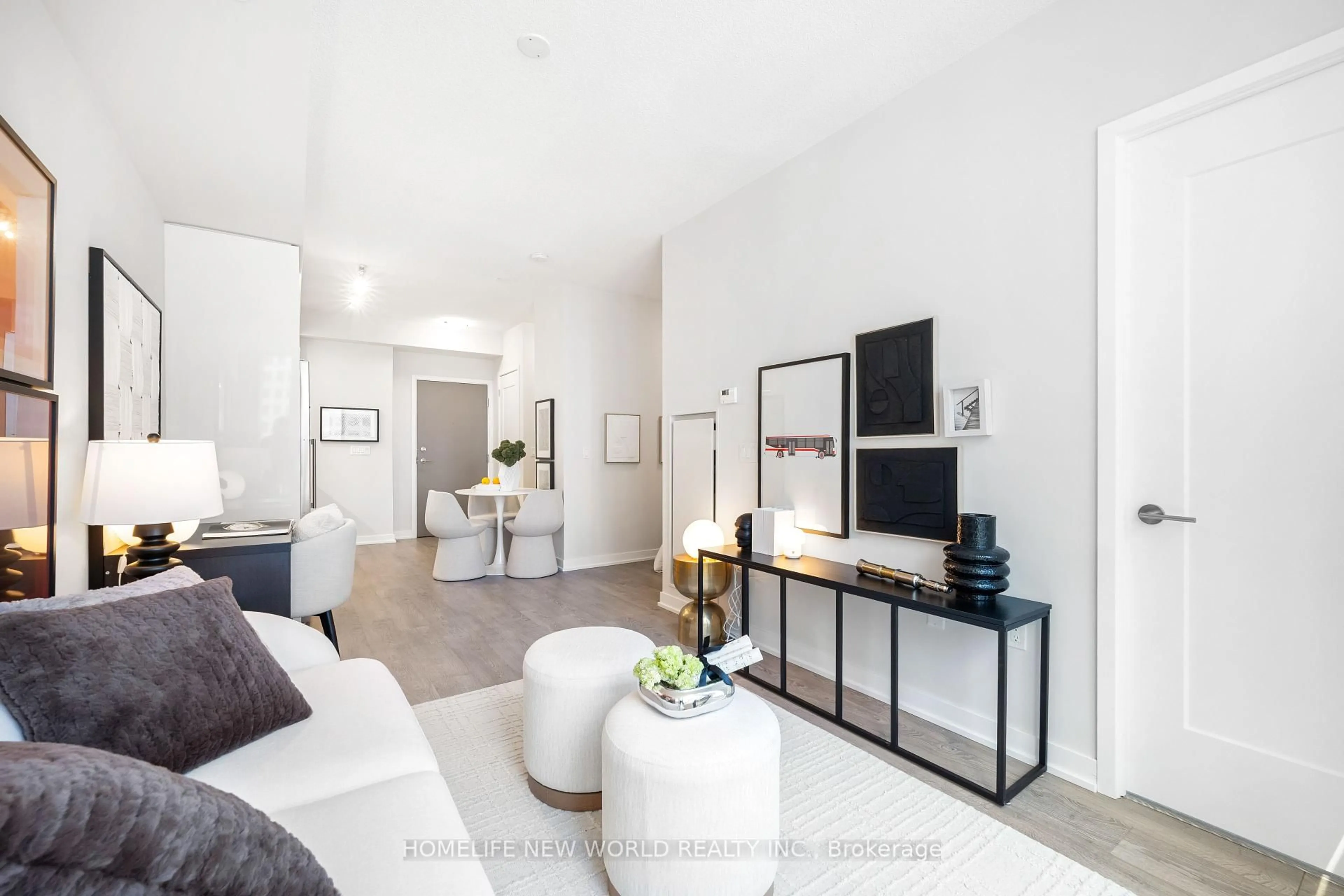 Living room with furniture, unknown for 99 John St #1302, Toronto Ontario M5V 0S6