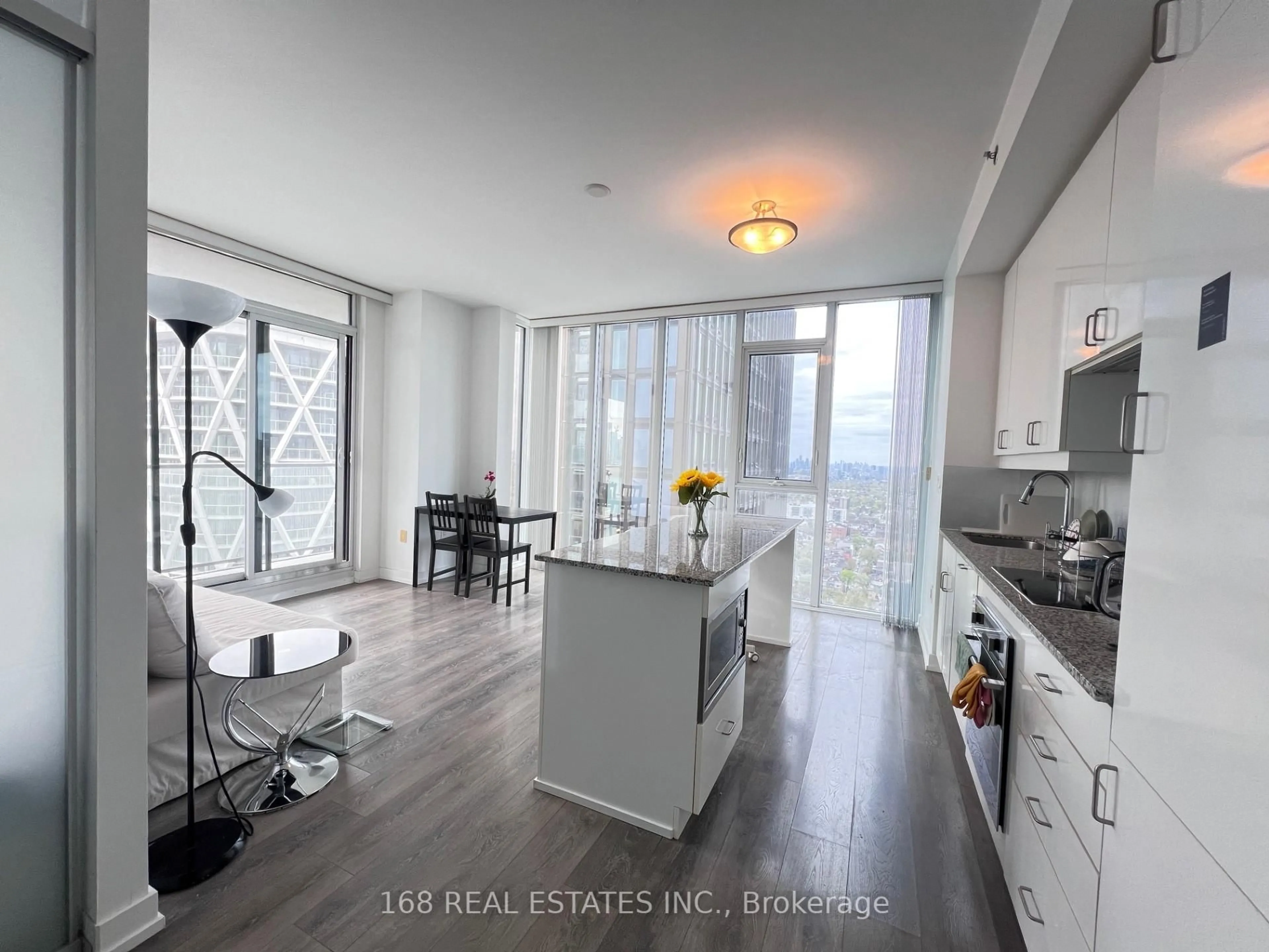 Open concept kitchen, unknown for 426 University Ave #3503, Toronto Ontario M5G 1S9