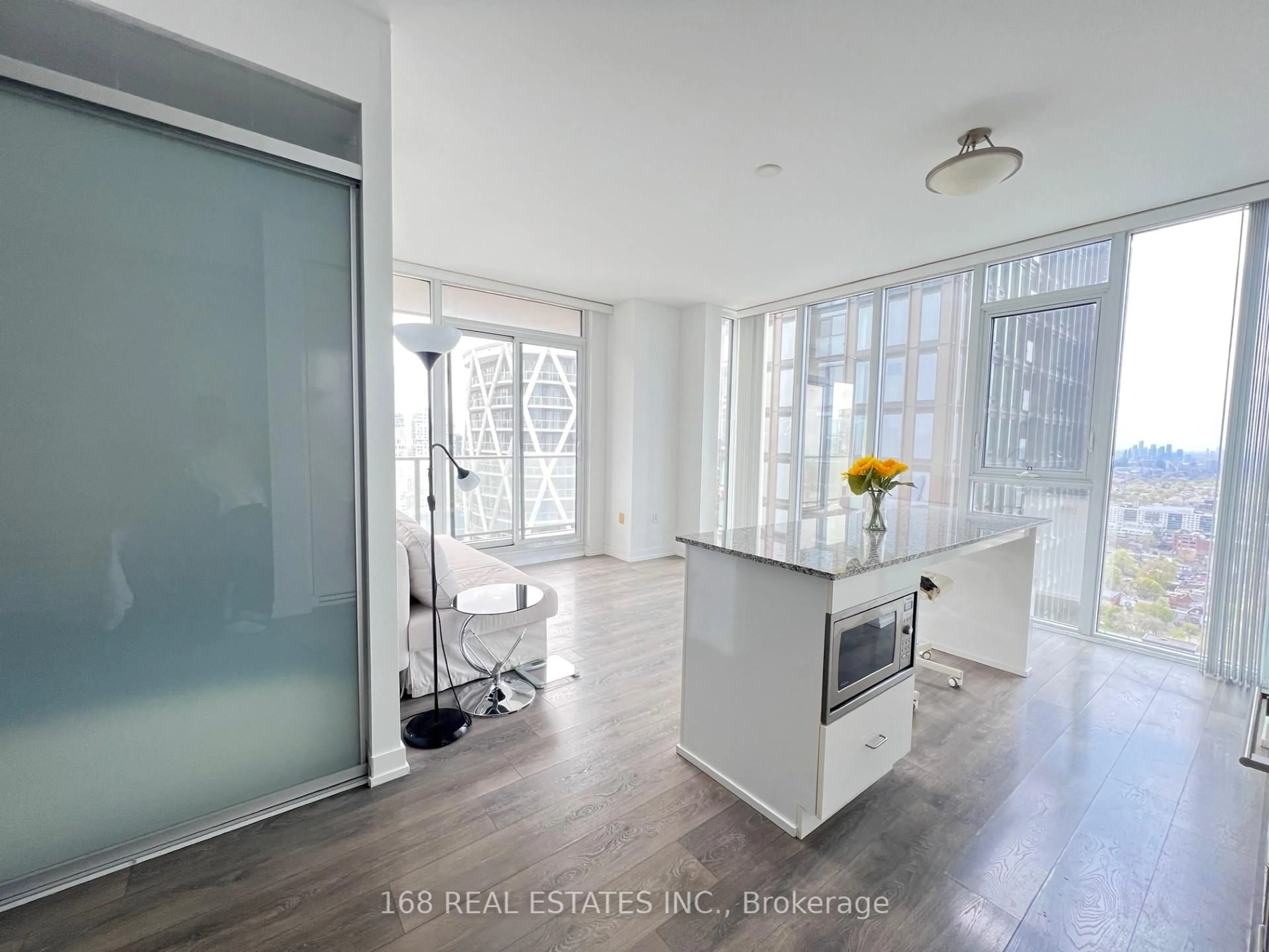 Open concept kitchen, unknown for 426 University Ave #3503, Toronto Ontario M5G 1S9