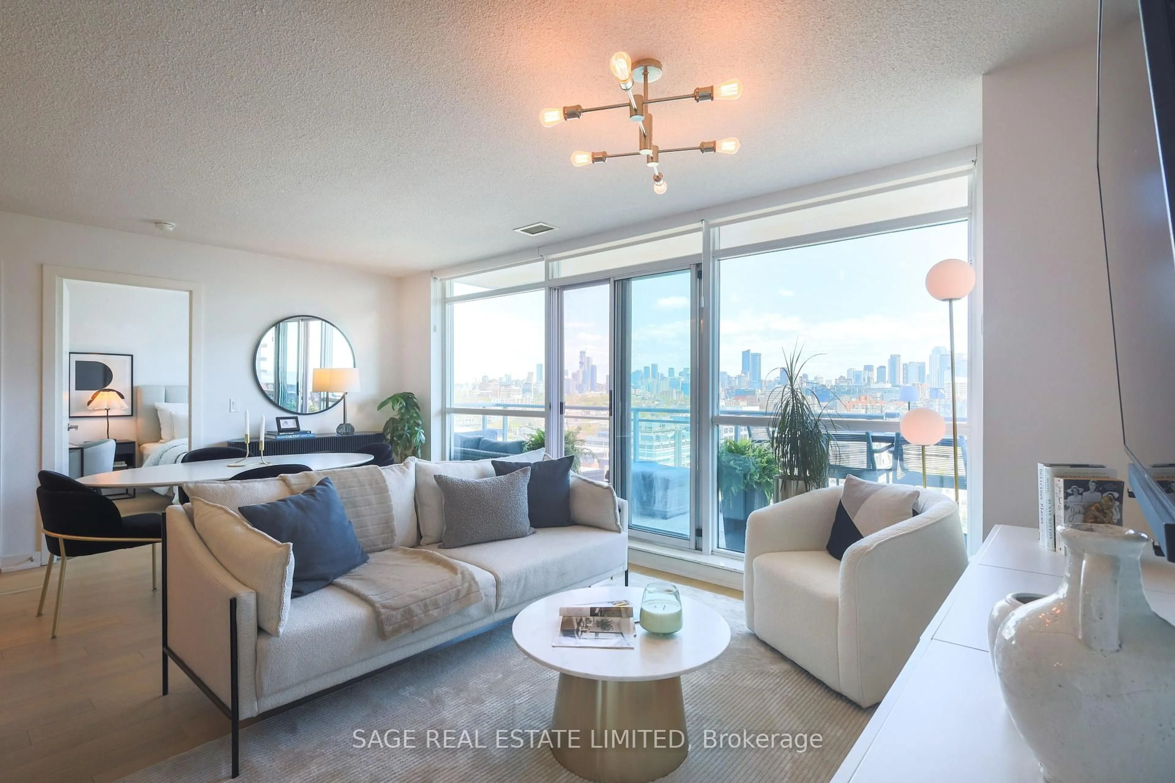 Living room with furniture, unknown for 80 Western Battery Rd #1708, Toronto Ontario M6K 3S1