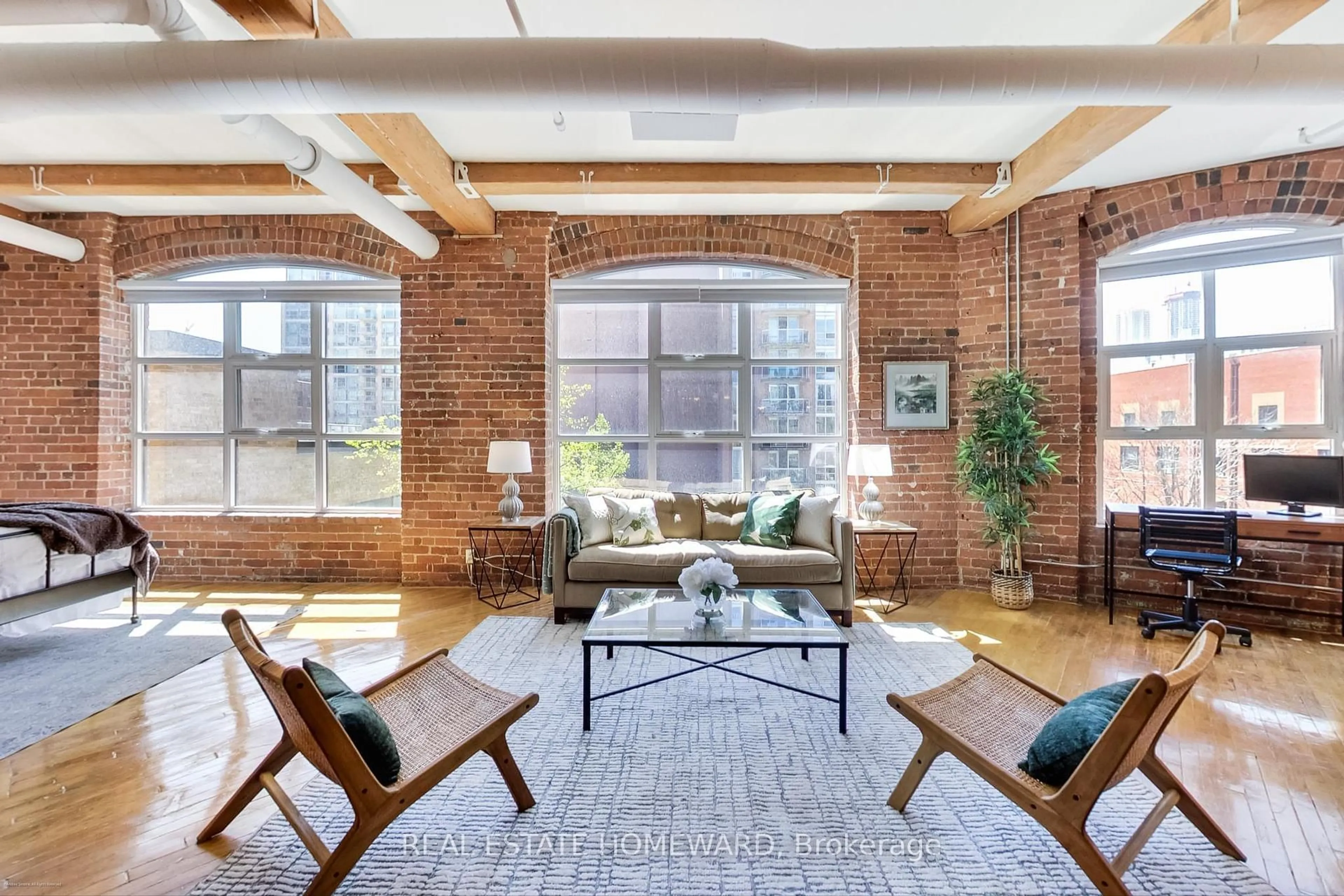 Living room with furniture, unknown for 90 Sherbourne St #405, Toronto Ontario M5A 2R1