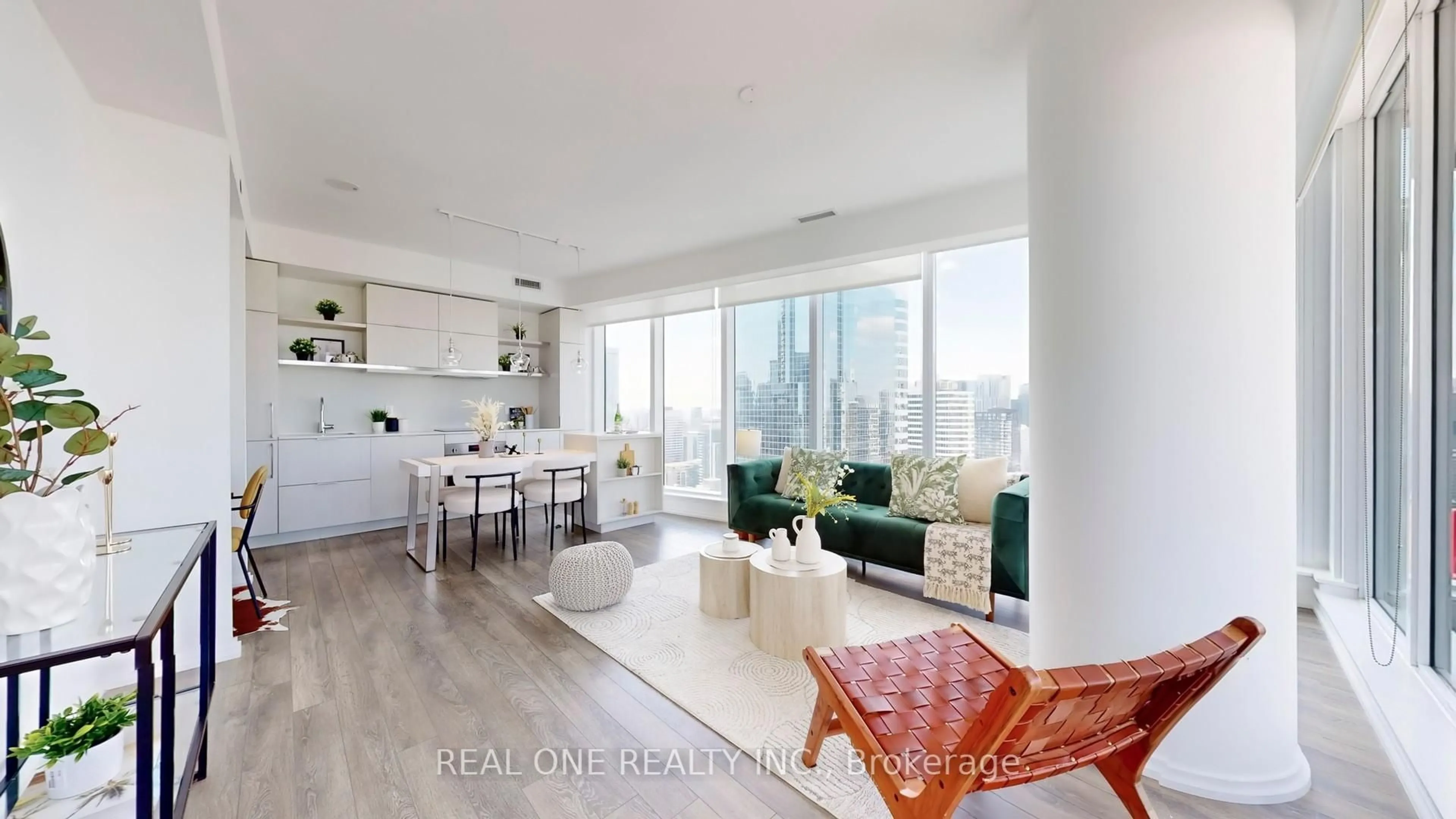 Living room with furniture, unknown for 197 Yonge St #3202, Toronto Ontario M5B 0C1