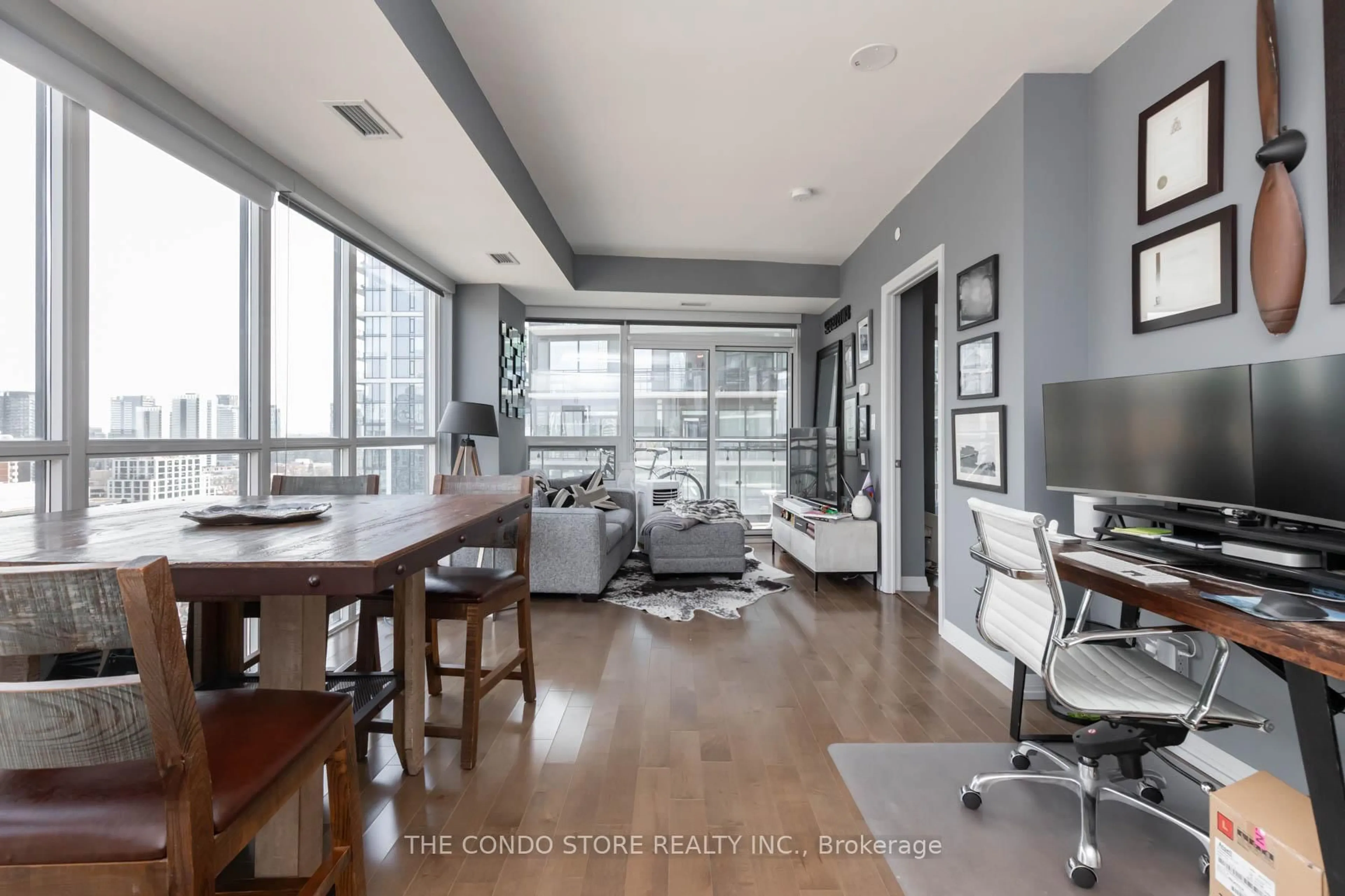 Living room with furniture, unknown for 460 Adelaide St #2006, Toronto Ontario M5A 0E7