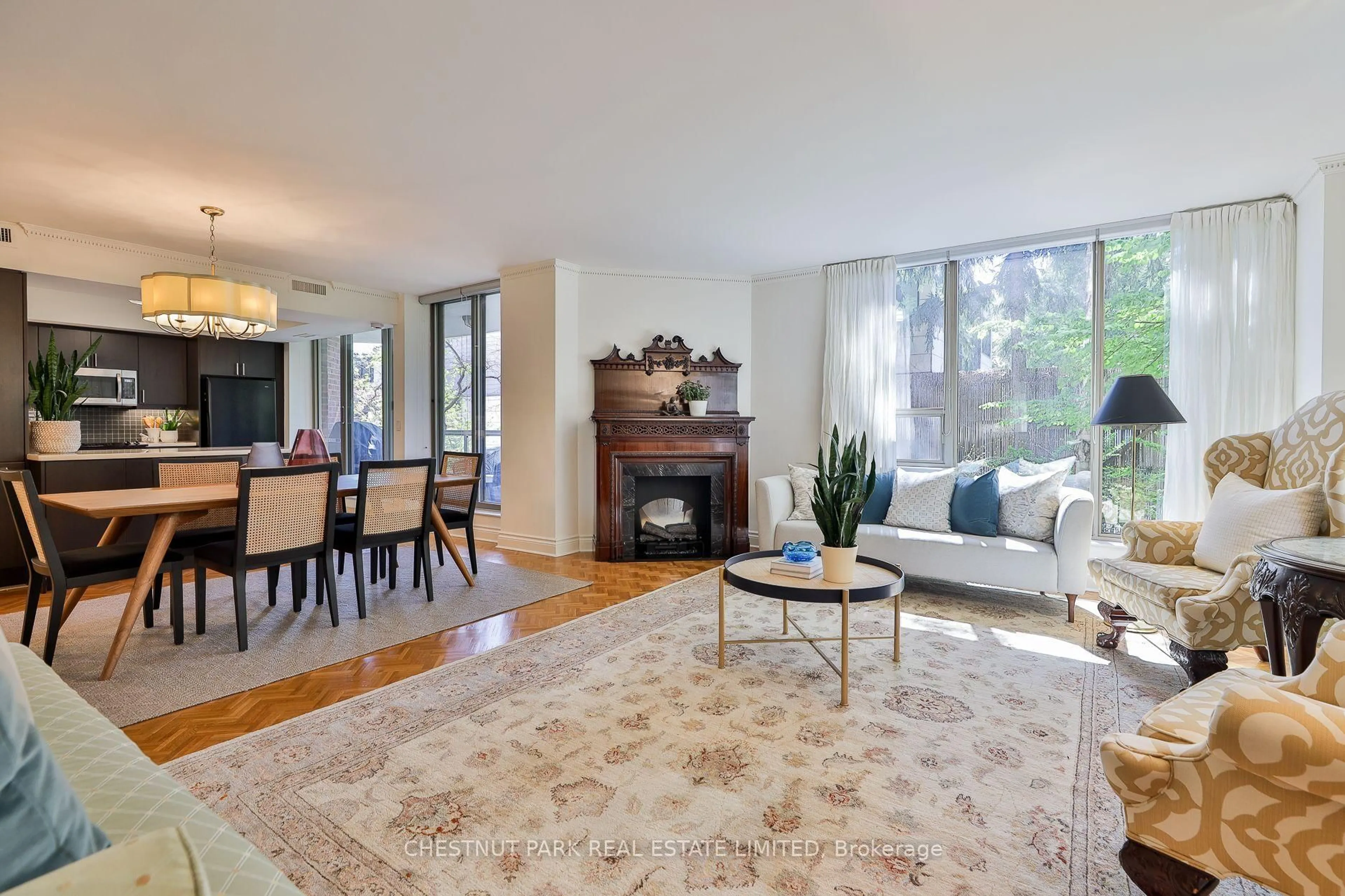 Living room with furniture, unknown for 2 Lynwood Ave #201, Toronto Ontario M4V 1K2