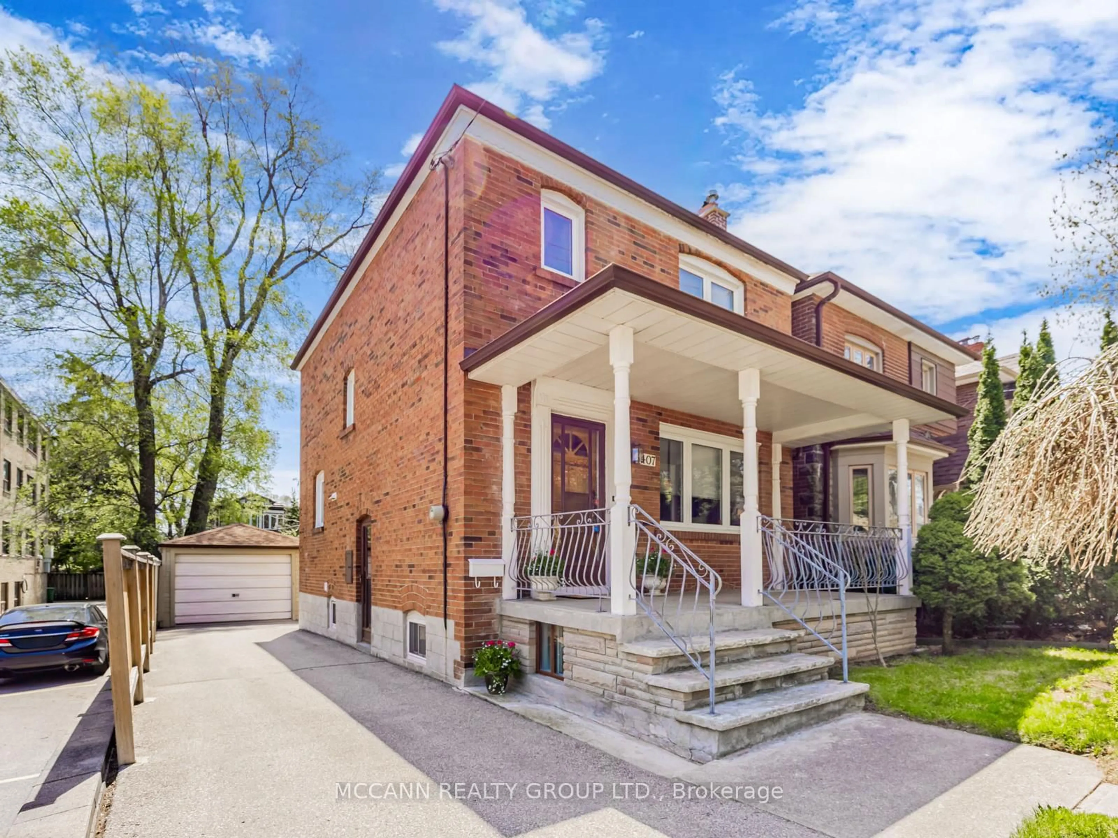 Home with brick exterior material, street for 407 Roselawn Ave, Toronto Ontario M5N 1J9