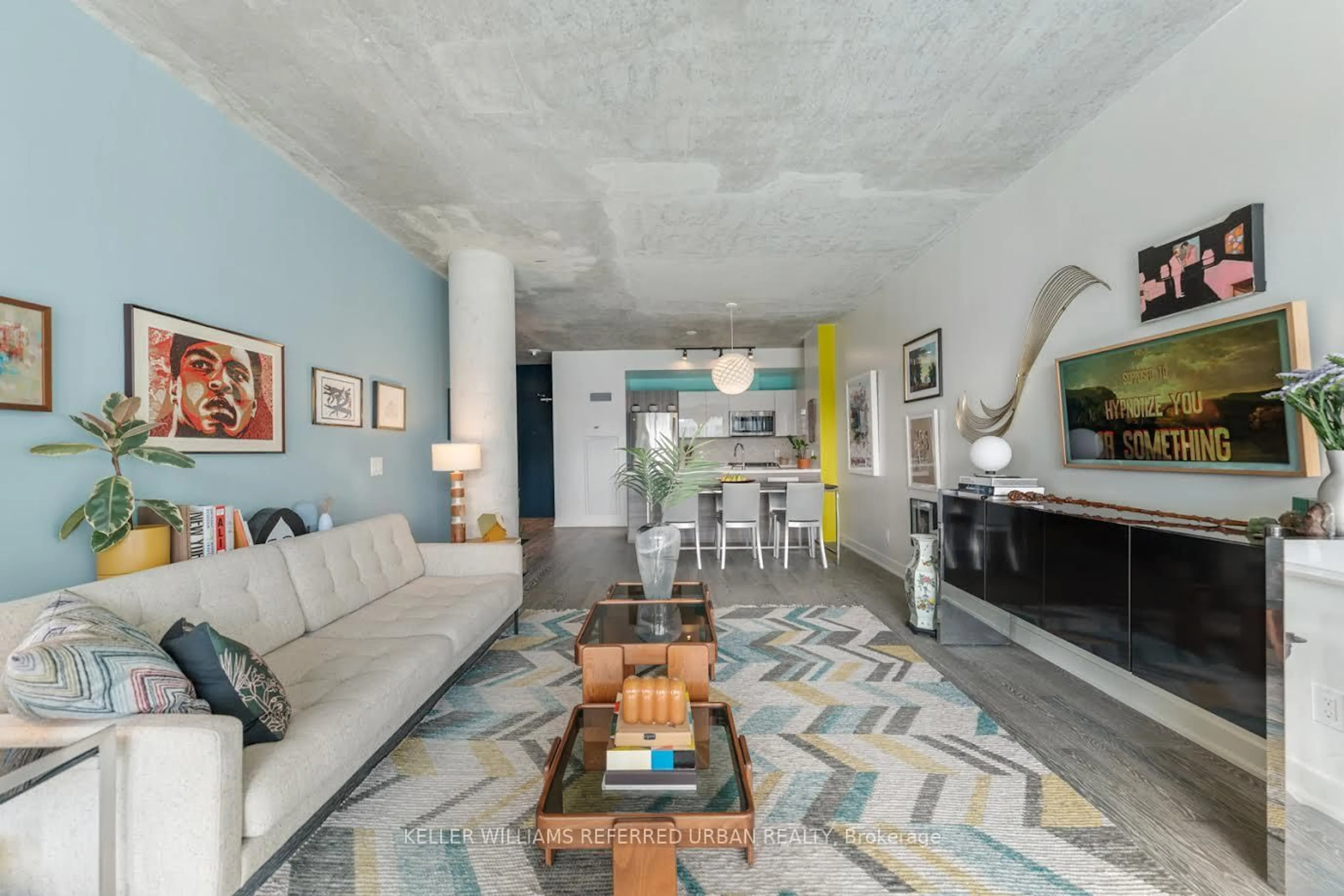 Living room with furniture, unknown for 608 Richmond St #1206, Toronto Ontario M5V 0N9