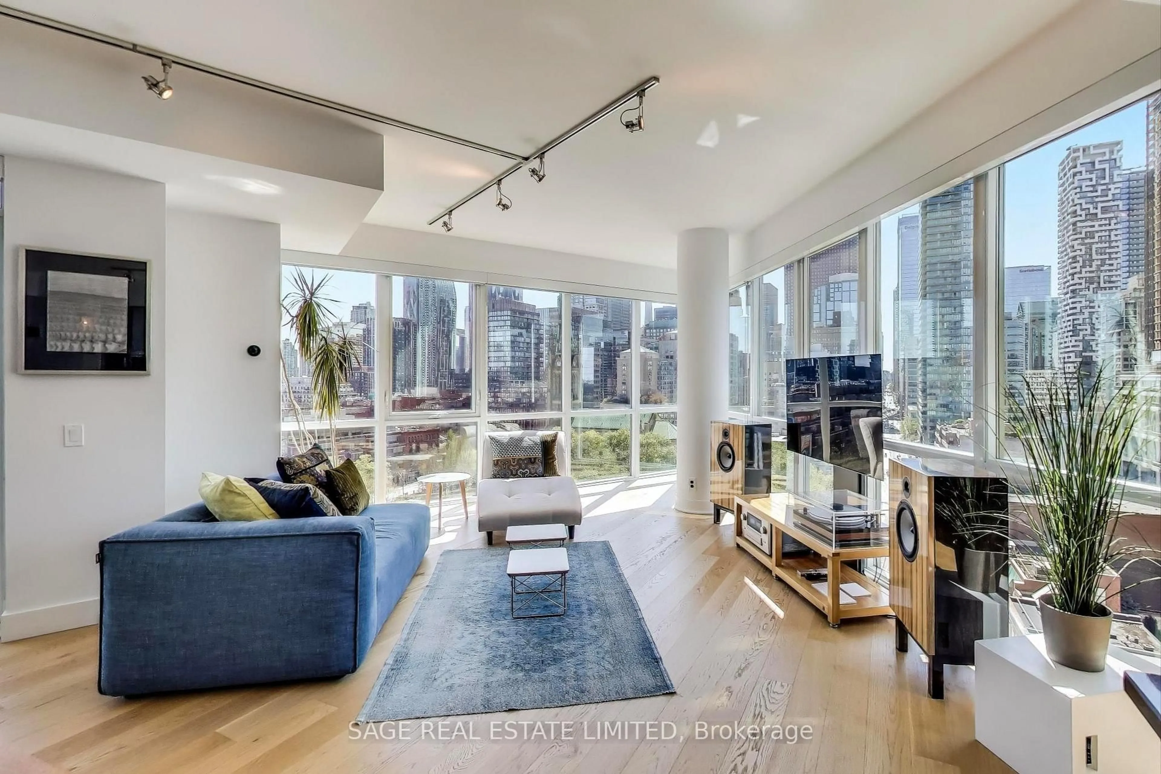 Living room with furniture, unknown for 112 George St #1104, Toronto Ontario M5A 2M5